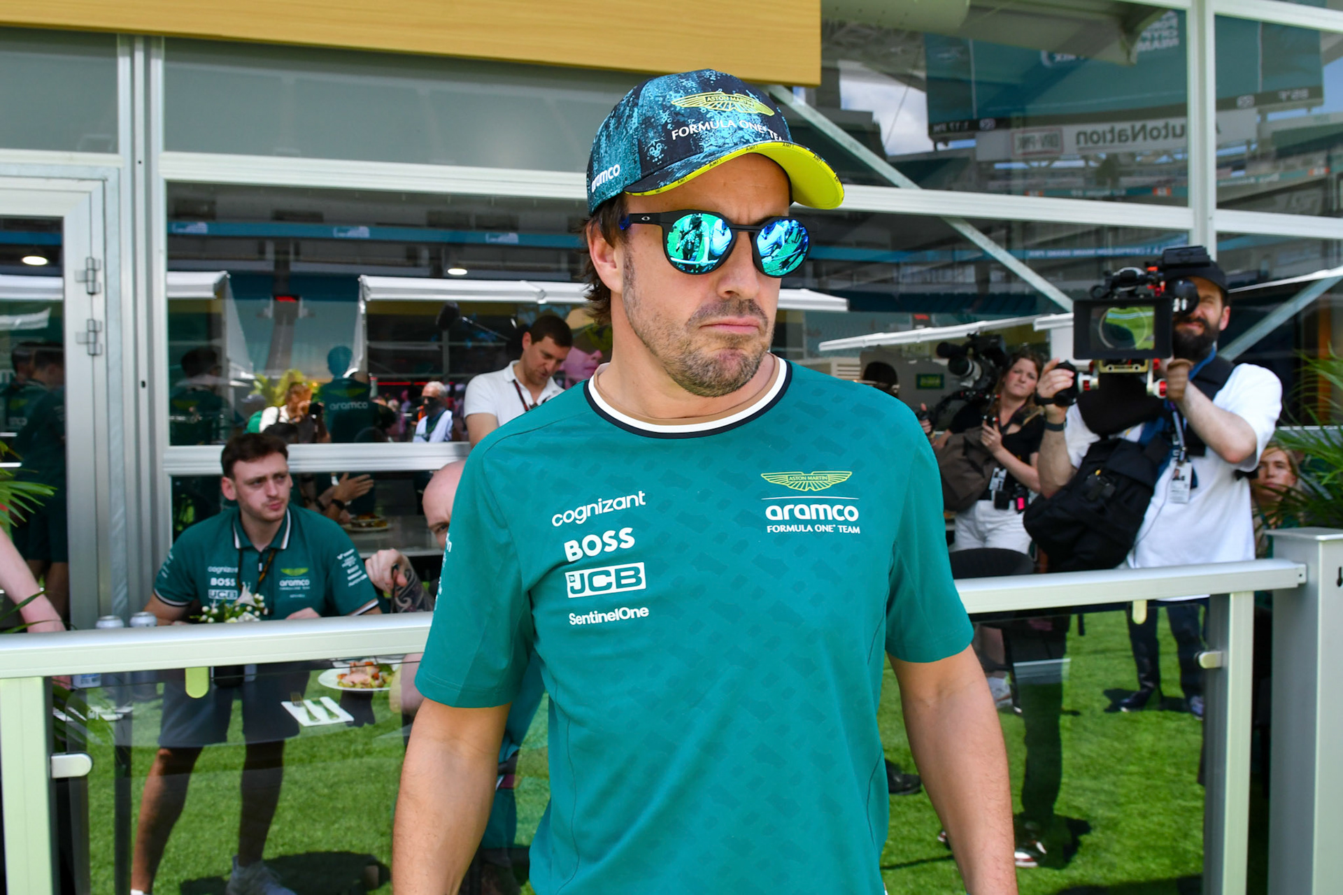 Fernando Alonso #14, Aston Martin Aramco F1 Team; Formel 1 GP Miami / USA. 04.05.2024