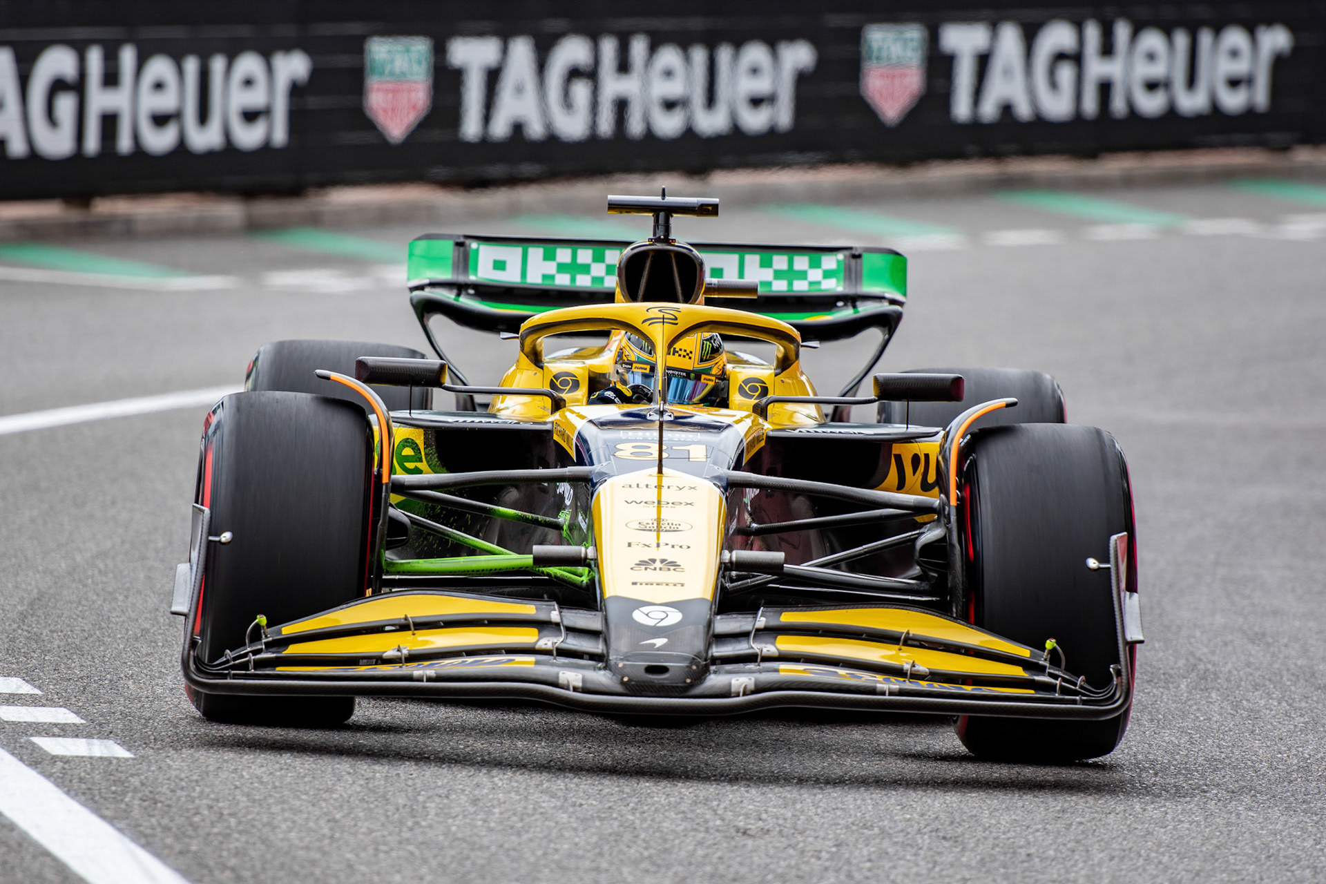 Oscar Piastri #81, McLaren Formula 1 Team; Formel1 GP Monaco Freitag, 24.05.2024