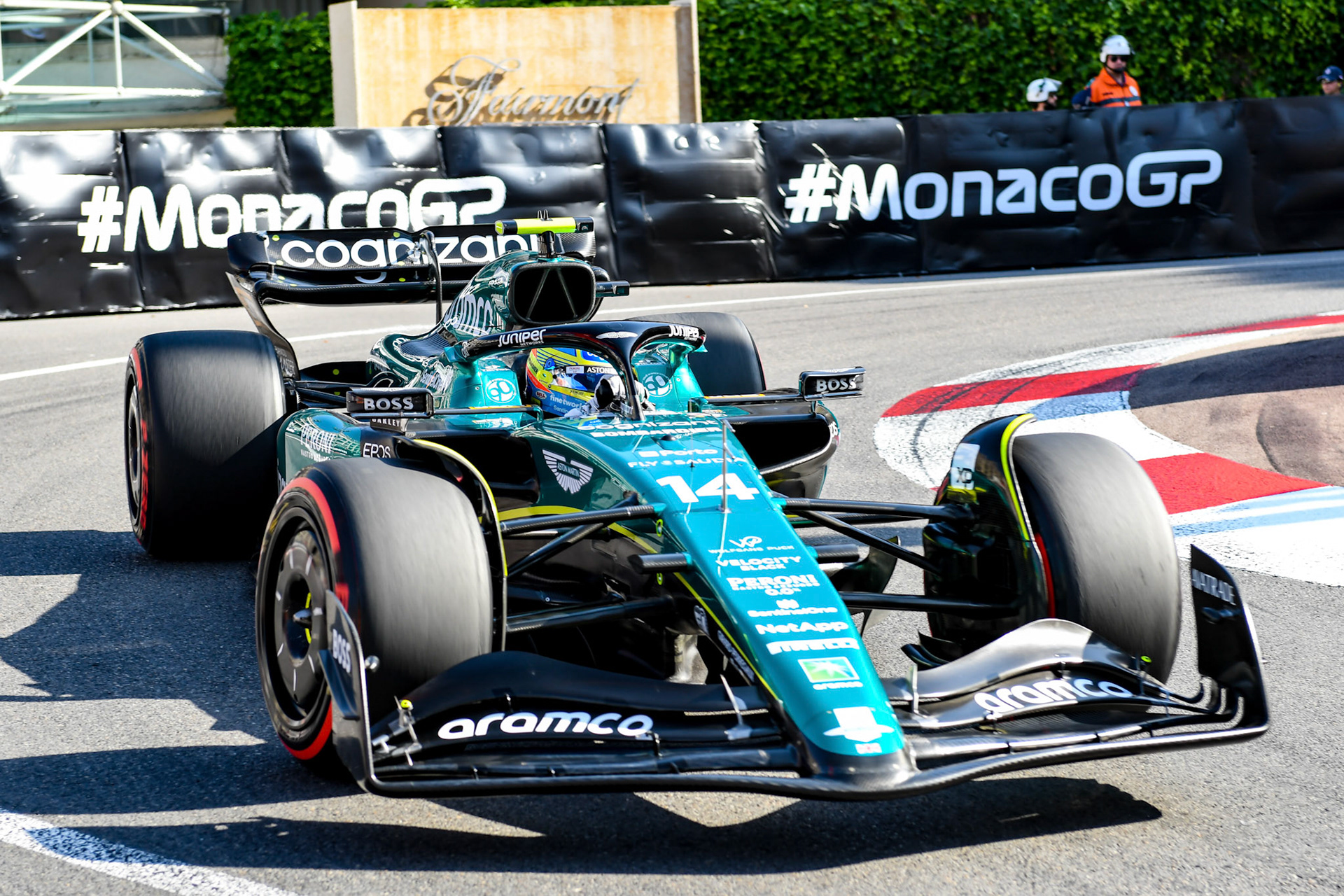 Fernando Alonso (ESP) Aston Martin Formula One Team; Formel 1 GP Monaco. Freitag 26.05.2023