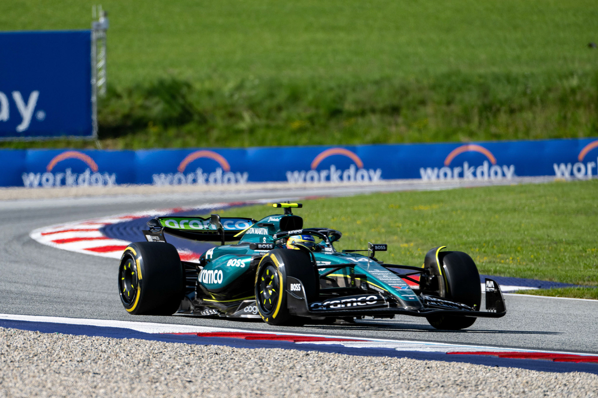 Fernando Alonso #14, Aston Martin Aramco F1 Team;Formel 1 GP Austria / Österreich. Freitag, 28.06.2024