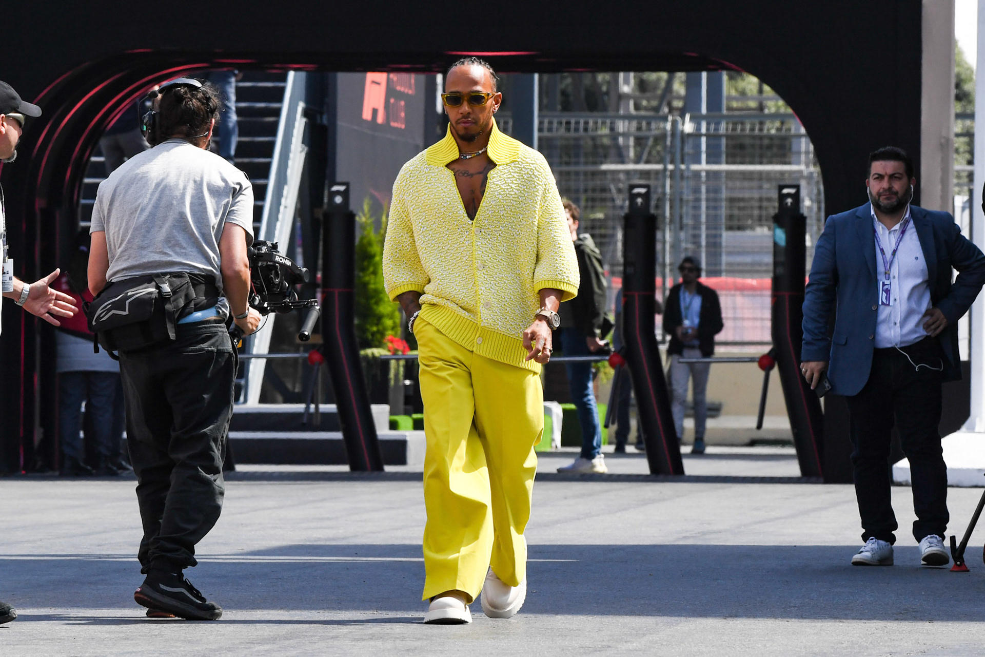 Lewis Hamilton (GBR) Mercedes AMG F1 Team; Formel 1 GP Baku Azerbaijan. Samstag 29.04.2023