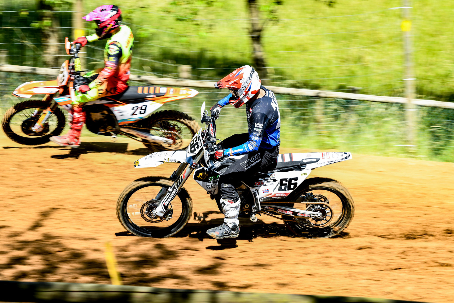 KOCH Tim, VisuAlz Production, Husqvarna, JACOBI Henry, KTM Sarholz Racing Team, KTM;ADAC MX Masters Bielstein. Samstag 17.06.2023