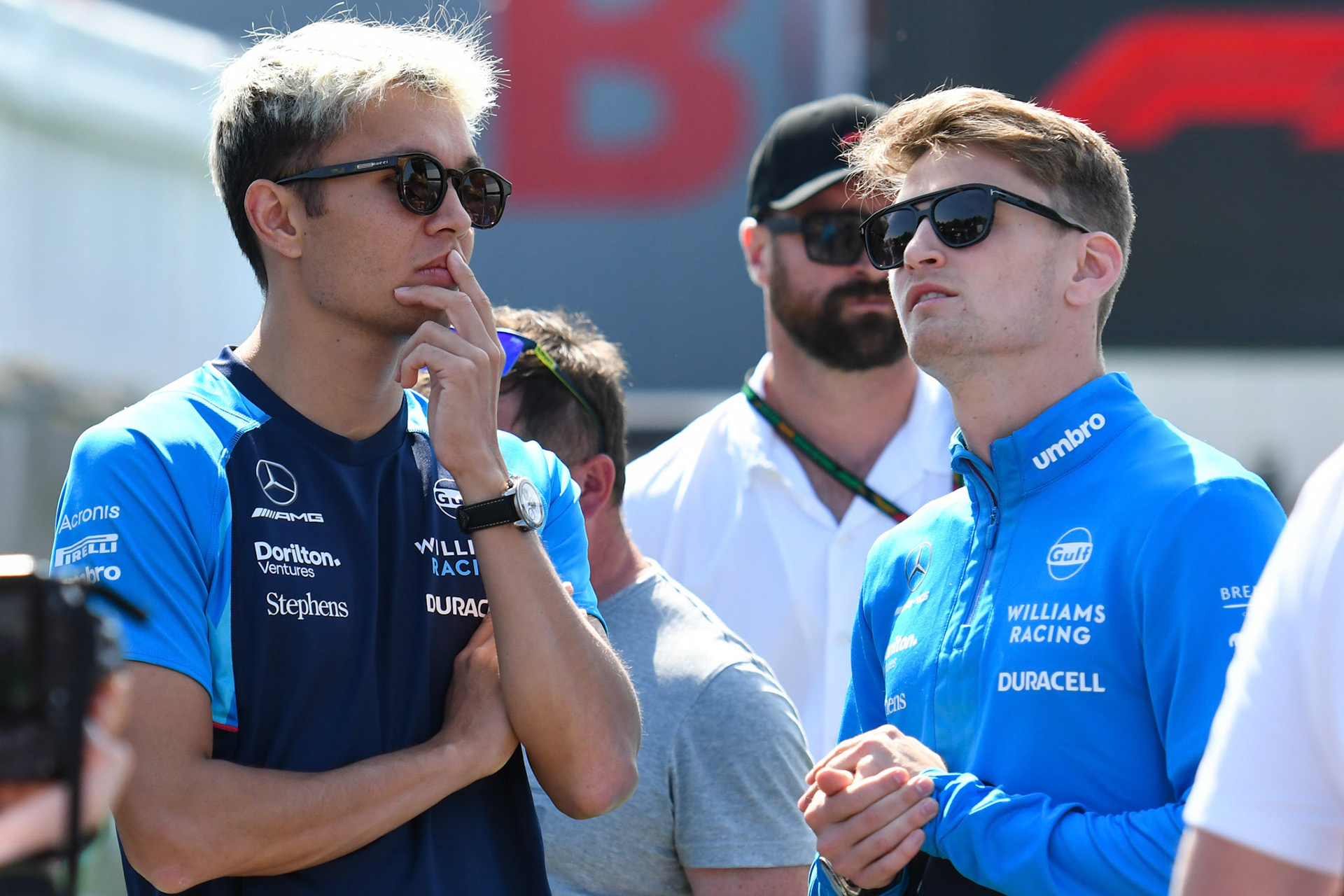 Alexander Albon und Logan Sargeant Williams Racing;Formel 1 GP Barcelona. Freitag 02.06.2023