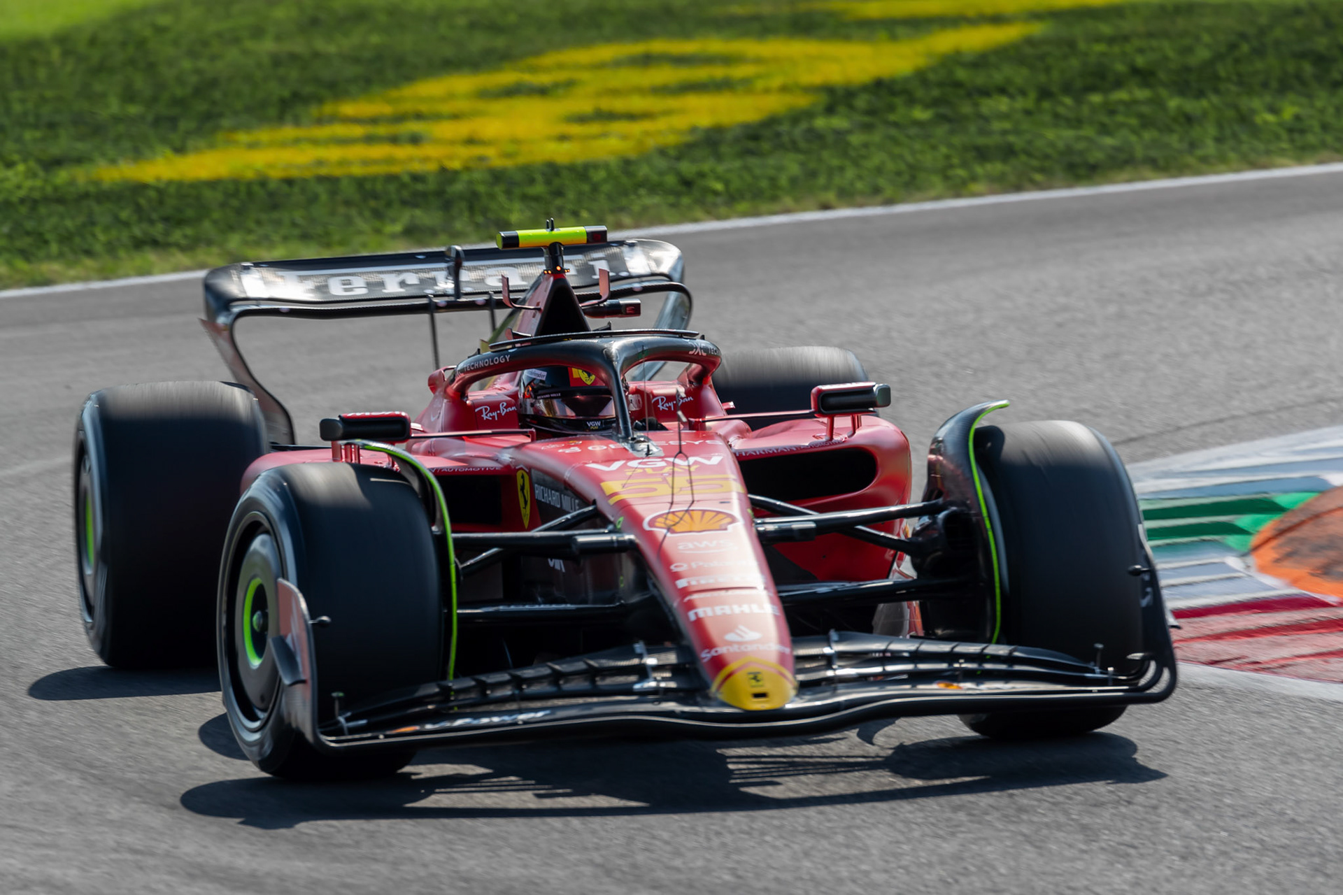 Carlos Sainz (ESP) Scuderia Ferrari; Formel 1 GP Italien / Monza. Samstag, 02.09.2023