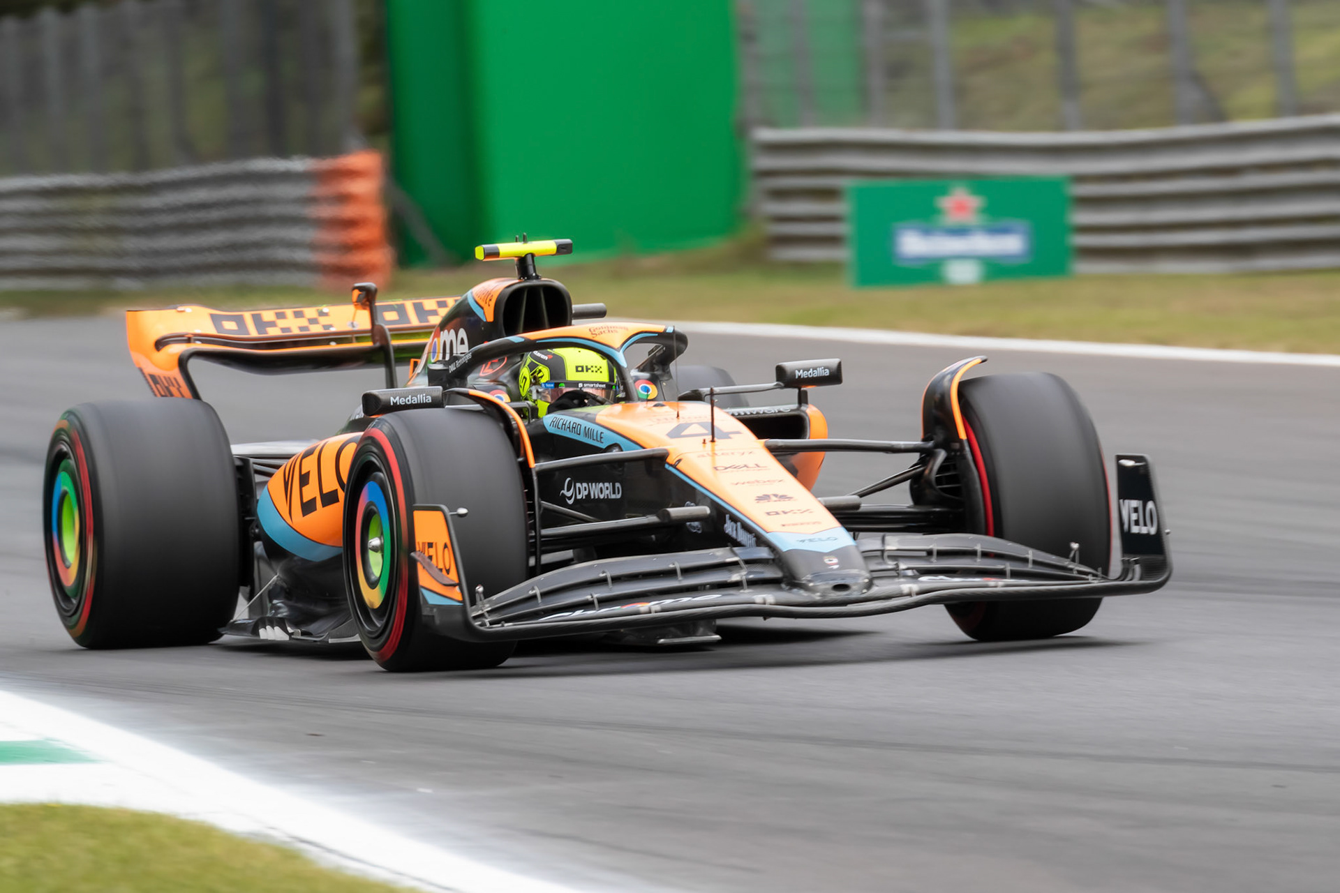 Lando Norris (GBR) McLaren F1 Team; Formel 1 GP Italien / Monza. Freitag, 01.09.2023