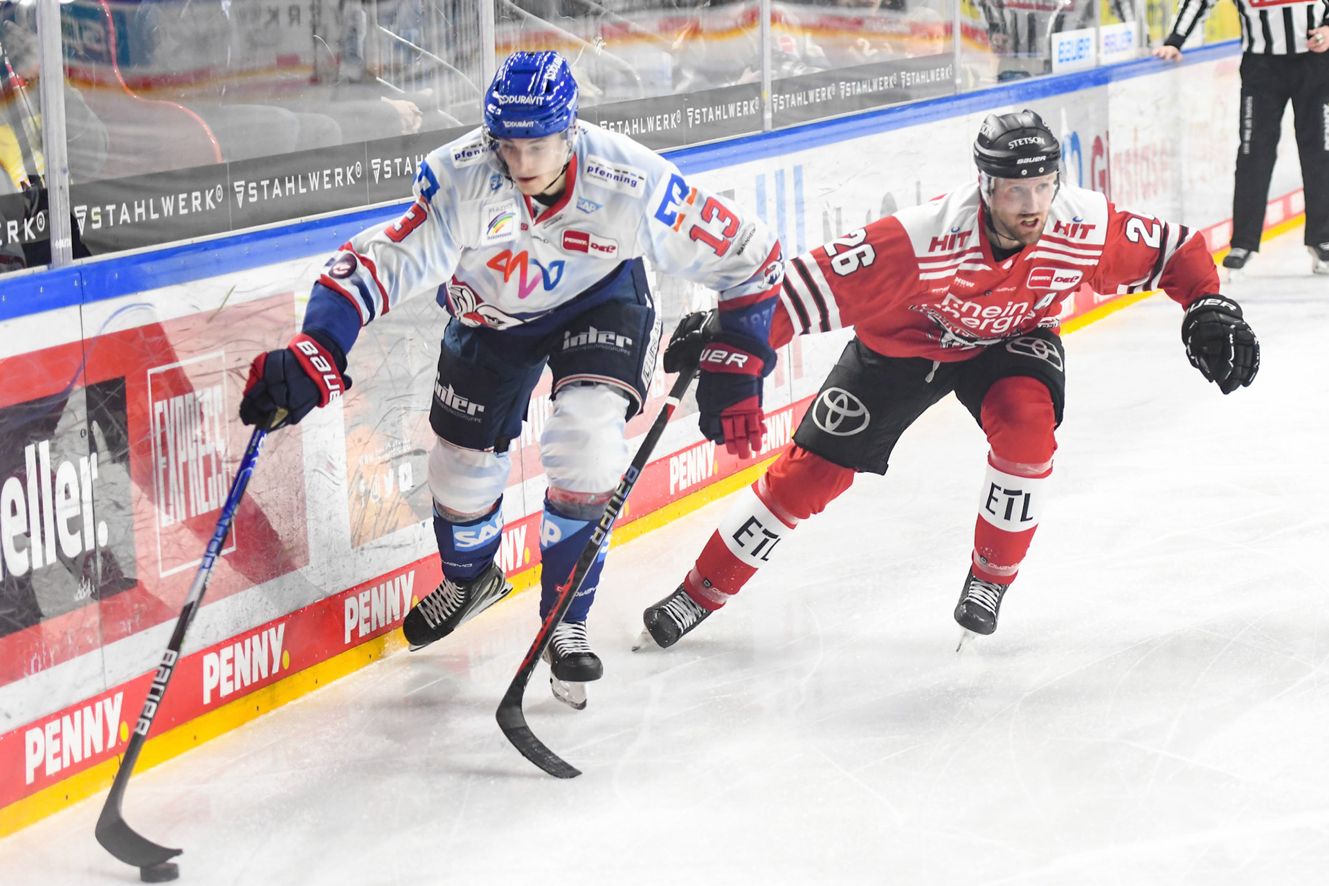 Stefan Loibl; DEL Kölner Haie - Adler Mannheim, 17.03.2023