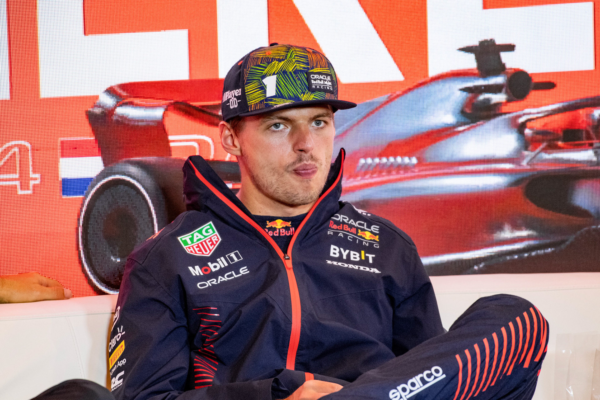 Max Verstappen (NED) Red Bull Racing Pressekonferenz;Formel 1 GP Holland / Zandvoort. Sonntag, 27.08.2023
