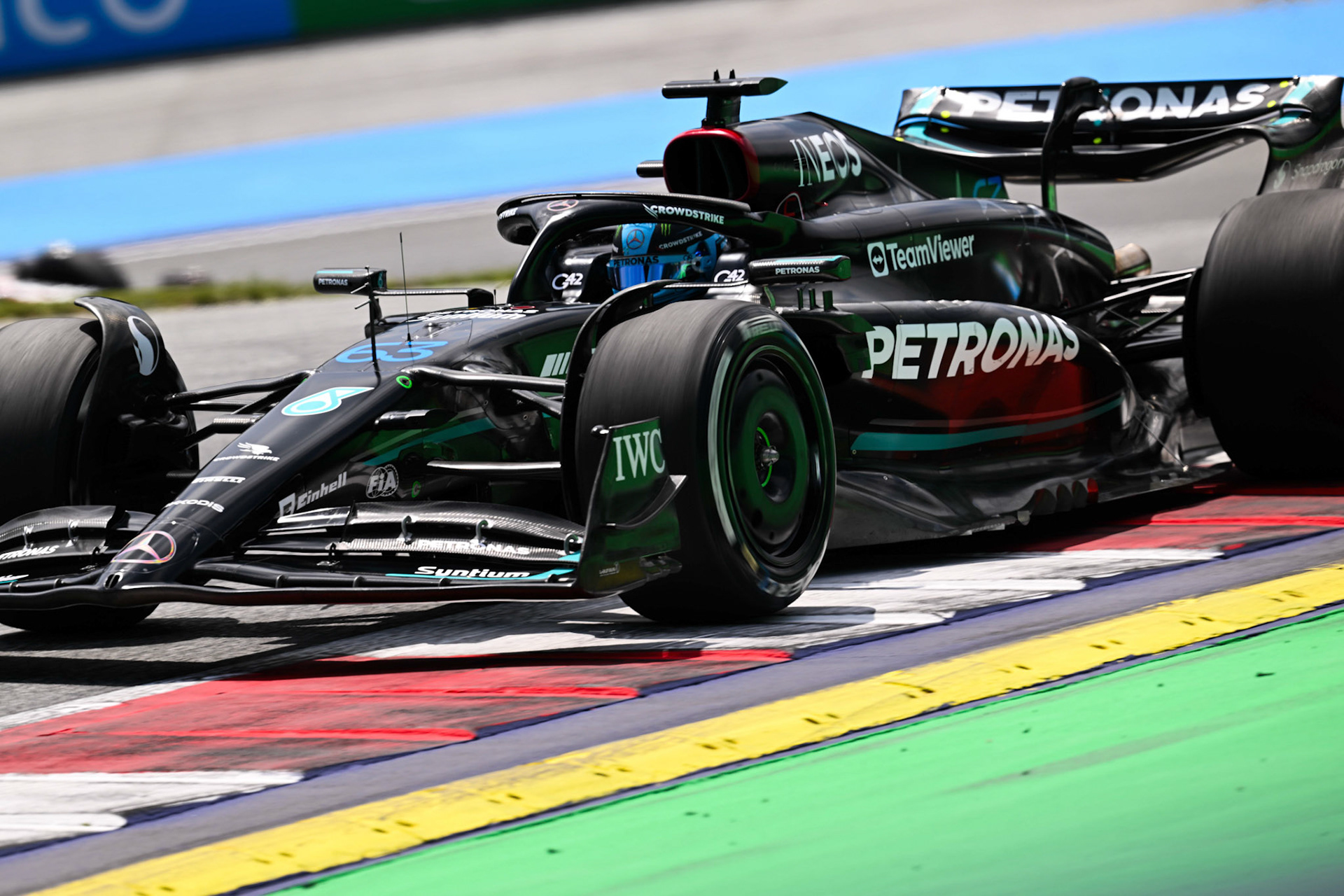George Russell (GBR) Mercedes AMG F1 Team; Formel 1 GP Austria / Österreich. Freitag, 30.06.2023