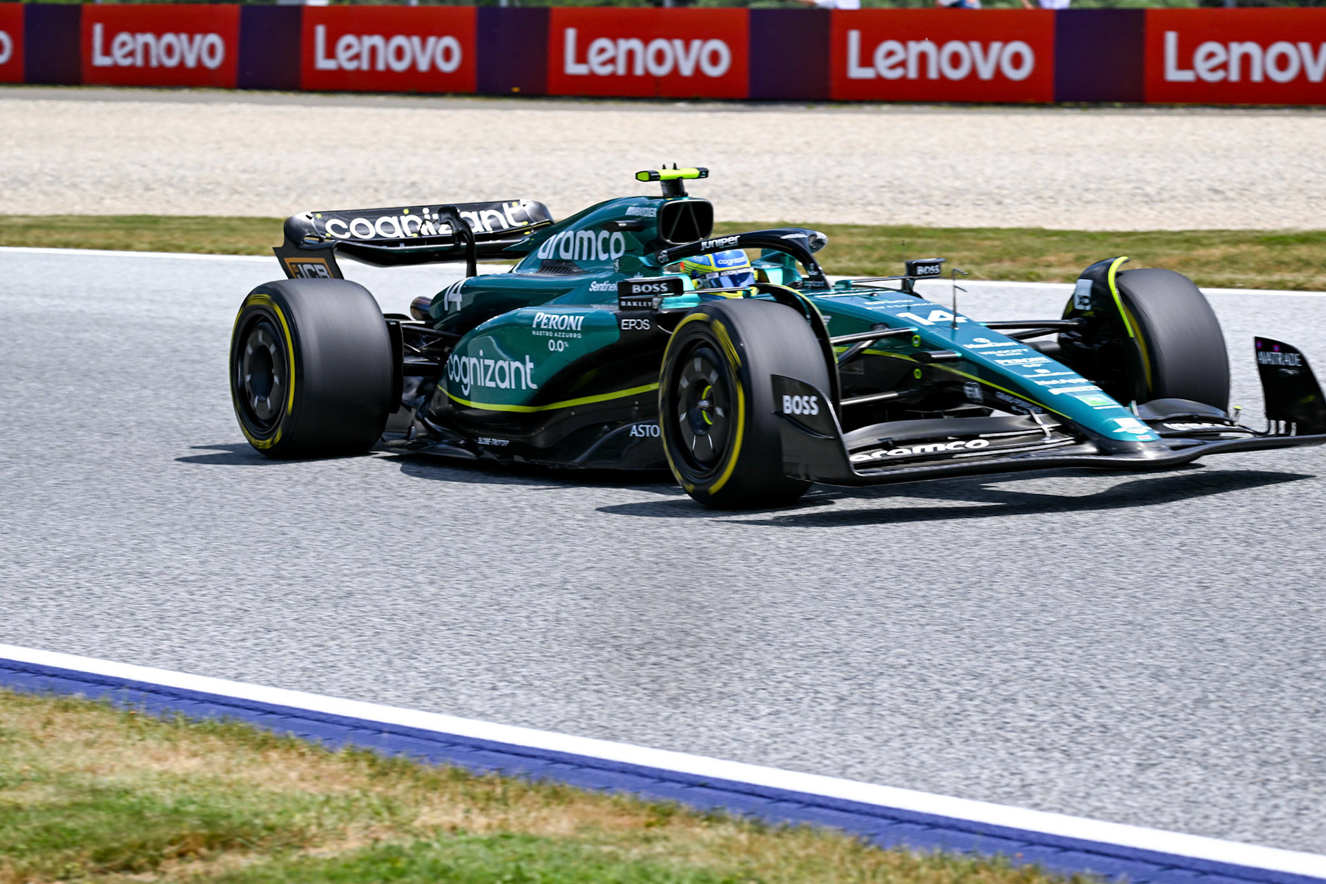 Fernando Alonso (ESP) Aston Martin Formula One Team; Formel 1 GP Austria / Österreich. Freitag, 30.06.2023