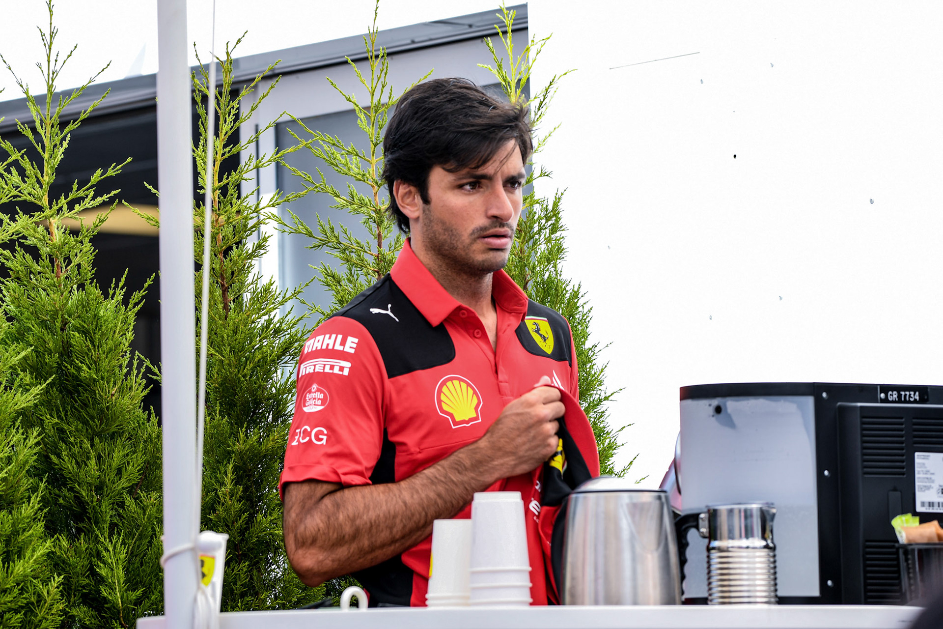 Carlos Sainz (ESP) Scuderia Ferrari; Formel 1 GP Baku Azerbaijan. Samstag 29.04.2023