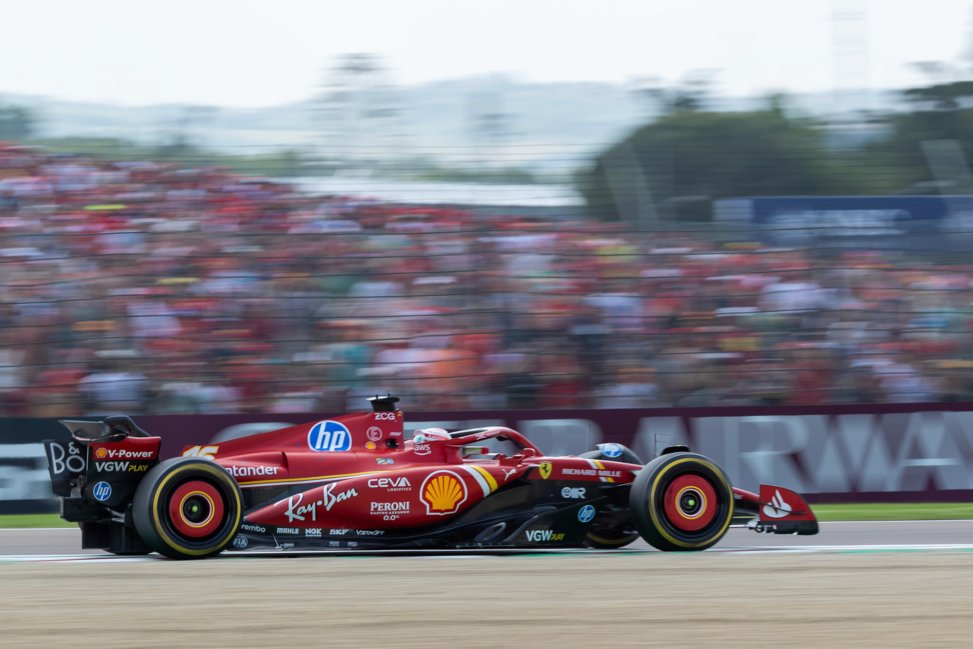 Charles Leclerc #16, Scuderia Ferrari; F1 GP Imola / Italien Sonntag, 19.05.2024