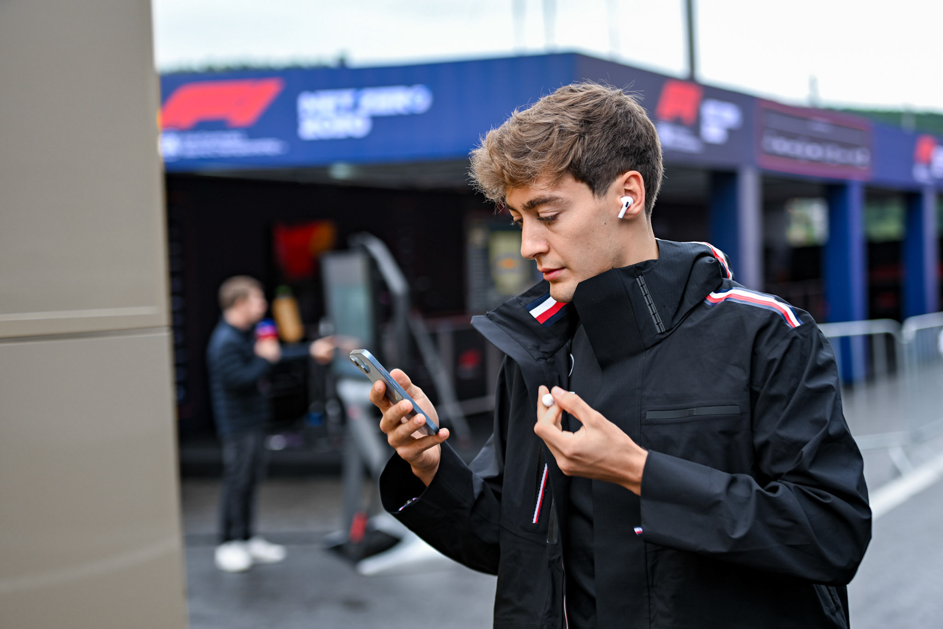 George Russell (GBR) Mercedes AMG F1 Team; Formel 1 GP Spa Francorchamps/ Belgien. Samstag, 29.07.2023