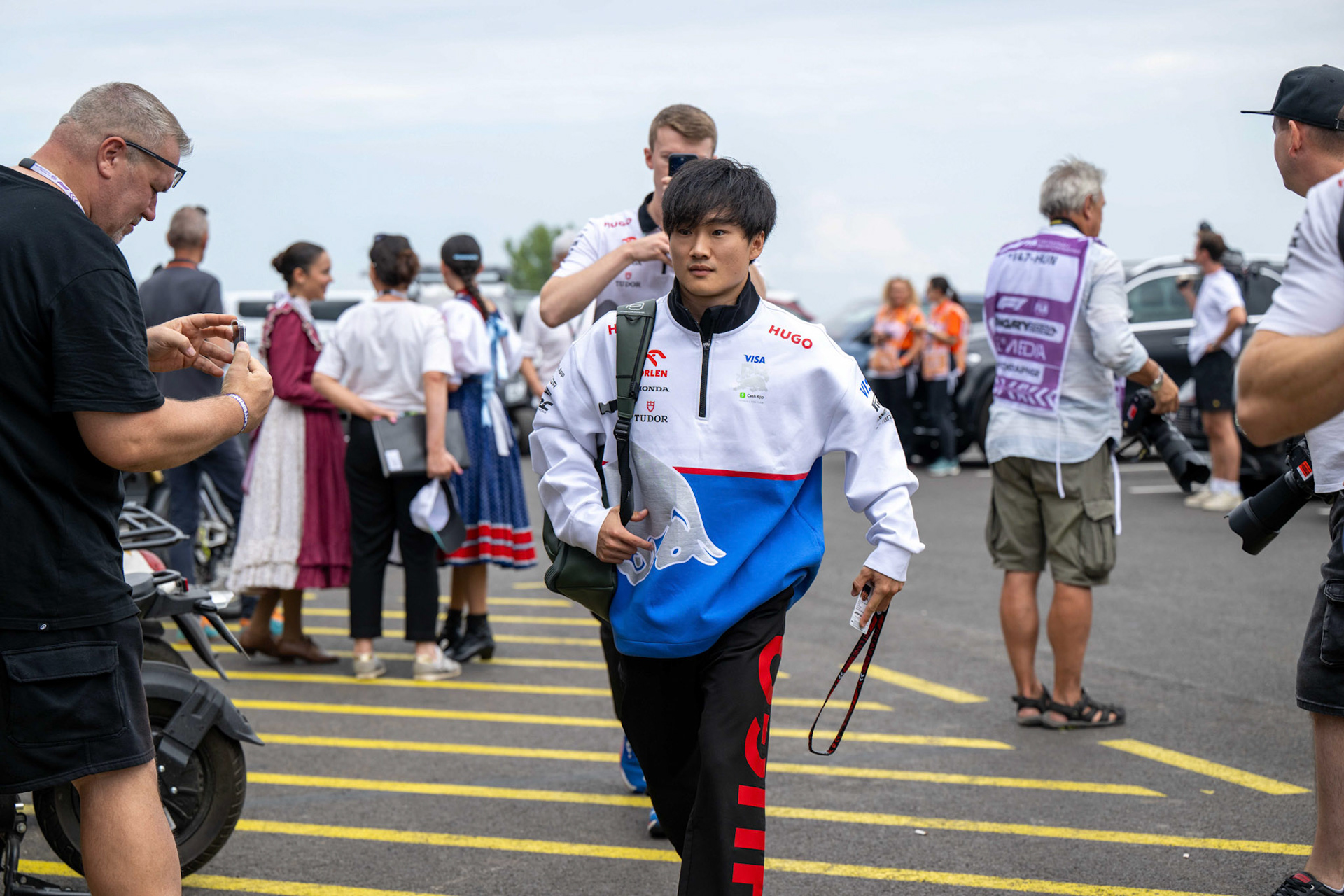 Yuki Tsunoda #22, Visa Cash App RB Formula One Team;Formel 1 Budapest / Ungarn