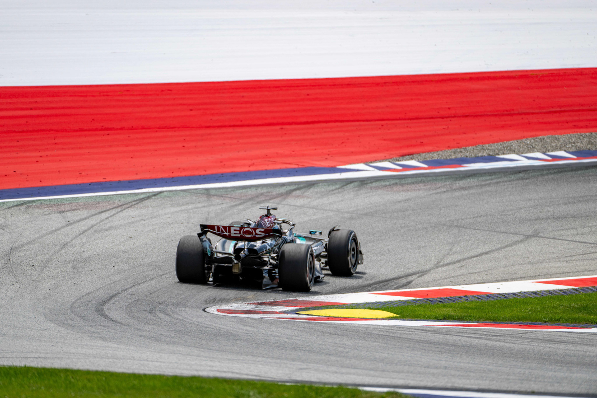 George Russell #63, Mercedes-AMG Petronas F1 Team;Formel 1 GP Austria / Österreich. Freitag, 28.06.2024