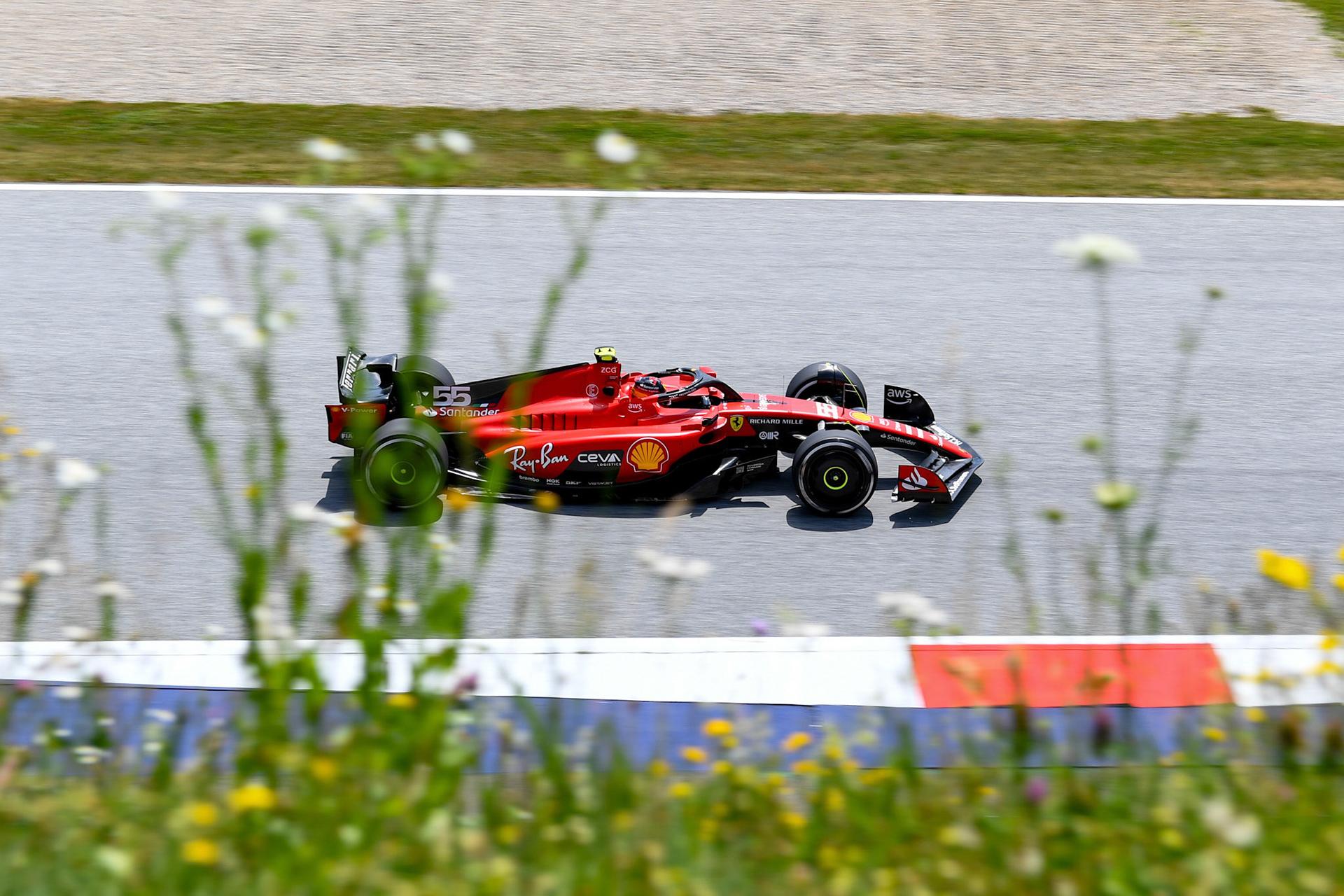 Carlos Sainz (ESP) Scuderia Ferrari; Formel 1 GP Austria / Österreich. Freitag, 30.06.2023