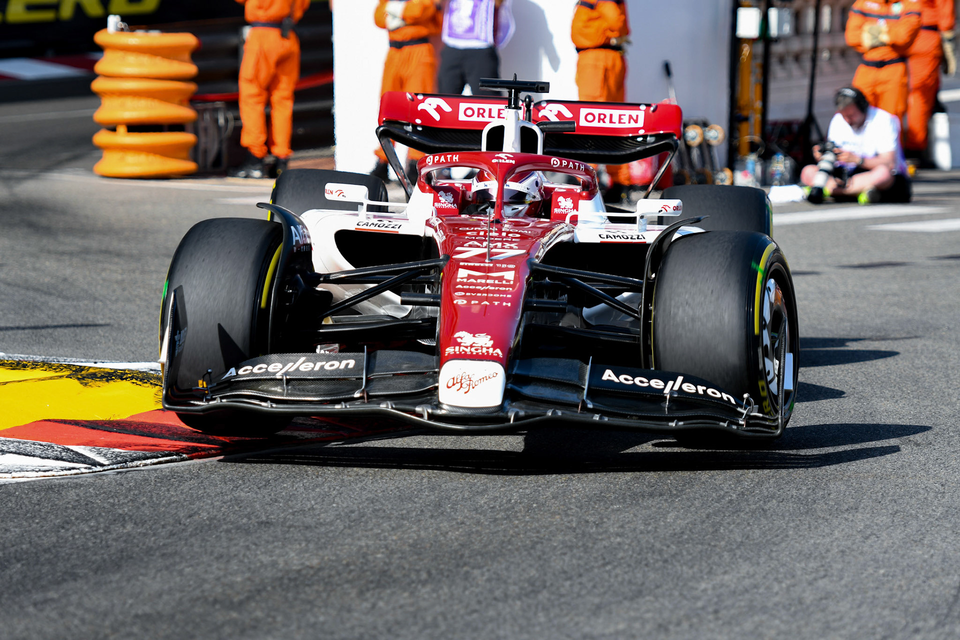 Valtteri Bottas (FIN) Alfa Romeo Racing; Formel 1 Monaco am 27.05.2022