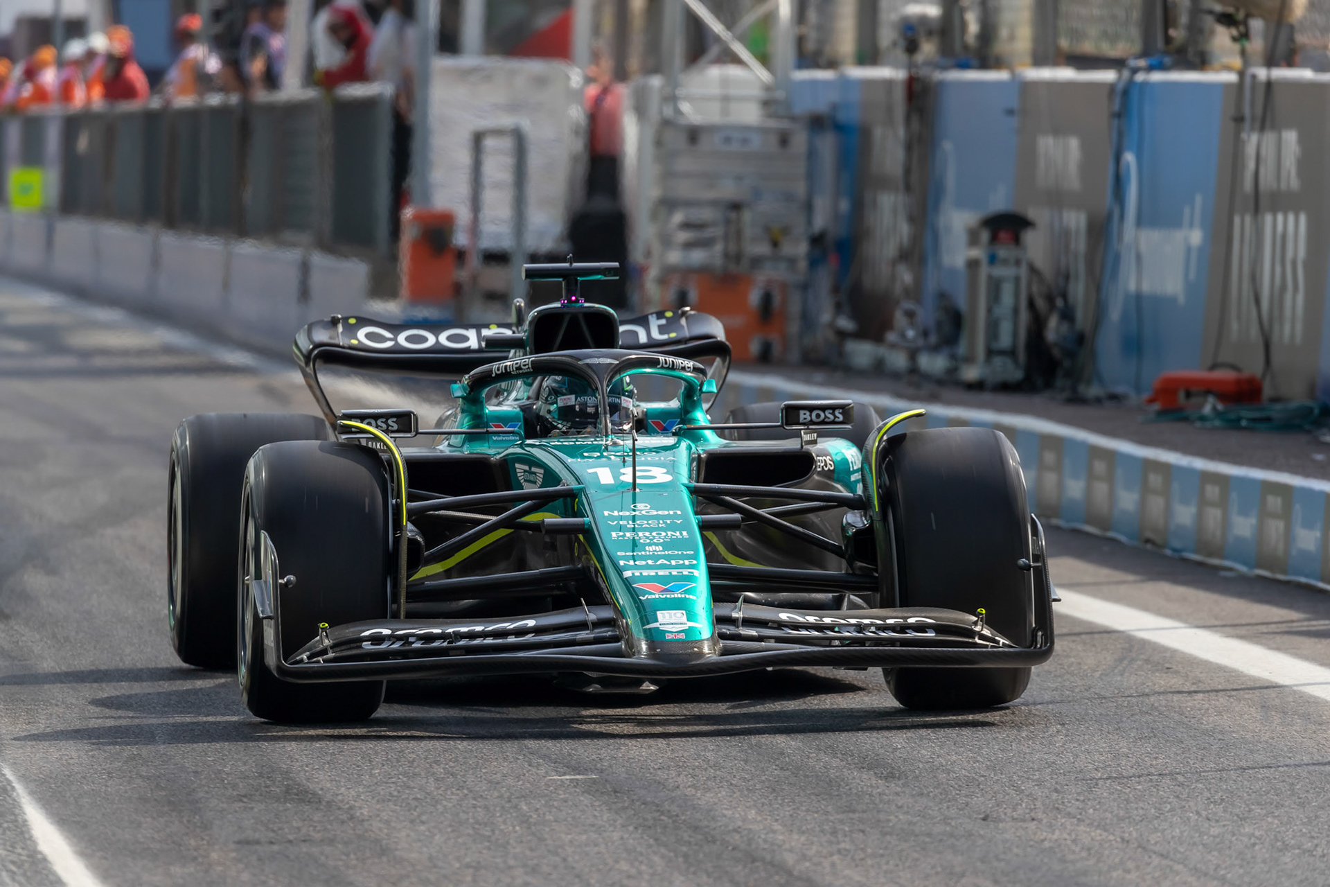 Lance Stroll (CAN) Aston Martin Formula One Team; Formel 1 GP Italien / Monza. Sonntag, 03.09.2023