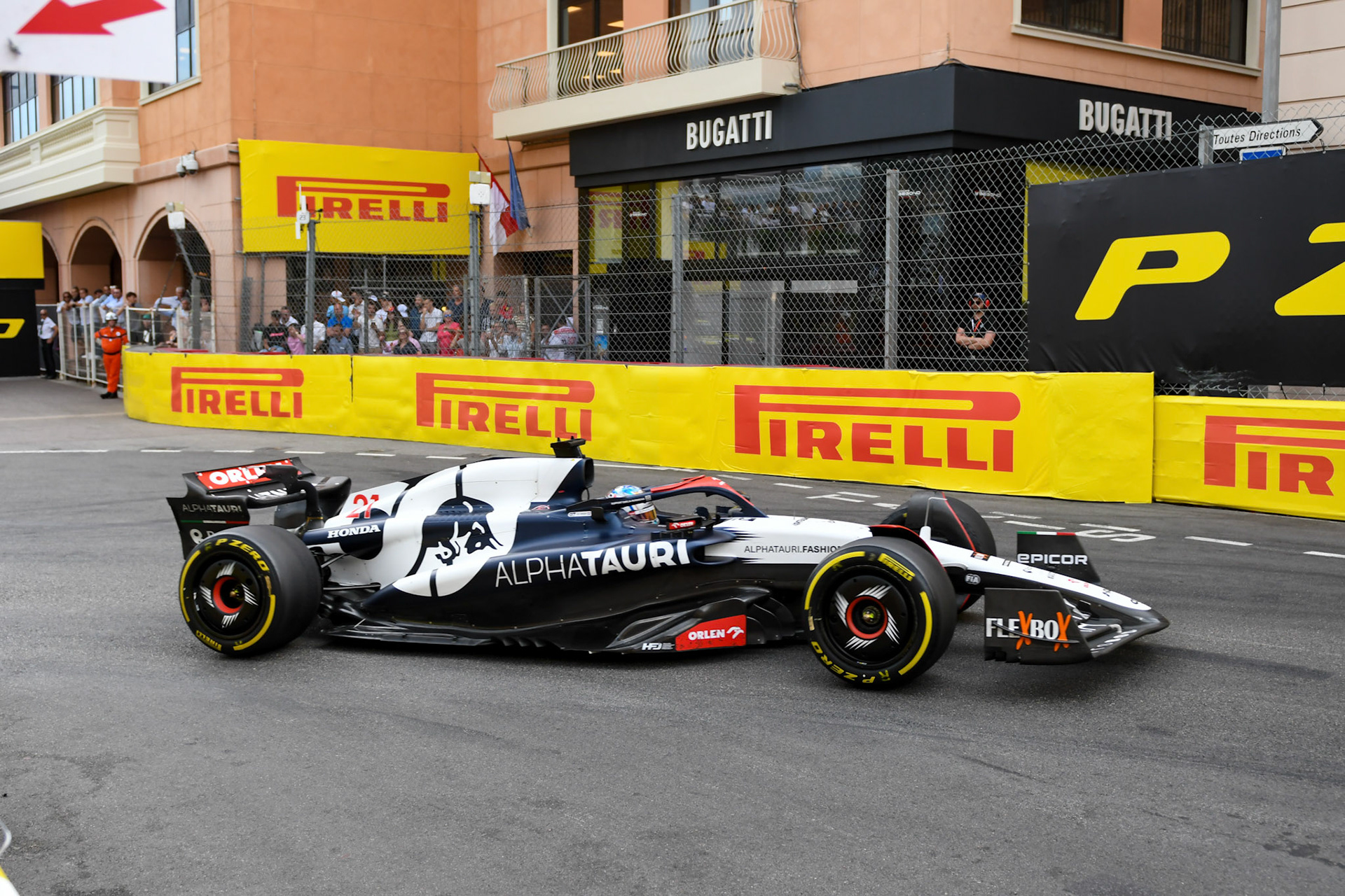 Nyck de Vries (NED) Scuderia Alpha Tauri; Formel 1 GP Monaco. Sonntag 28.05.2023