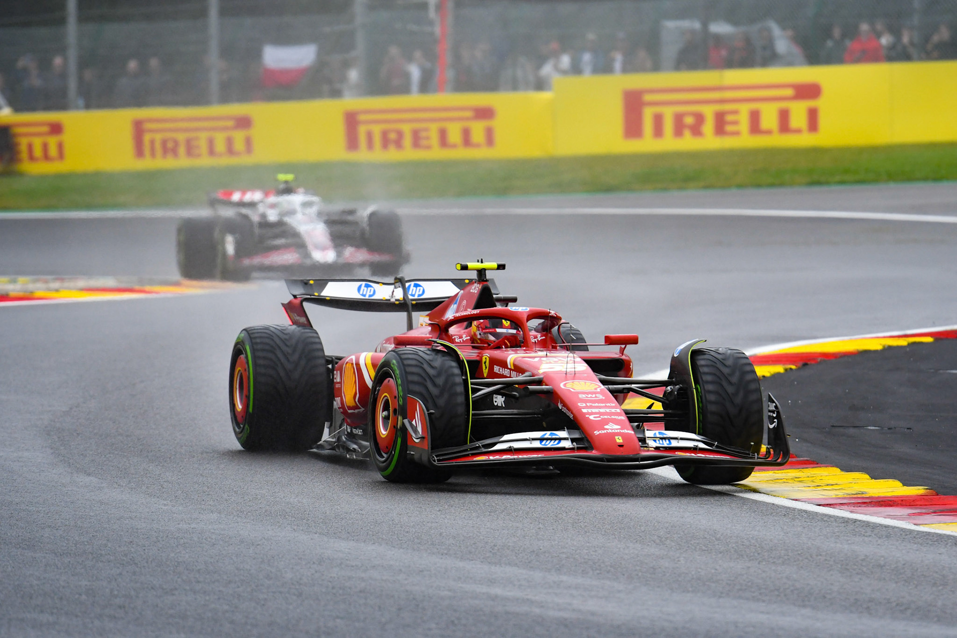 Carlos Sainz #55, Scuderia Ferrari;Formel 1 GP Spa / Belgien. Samstag, 27.07.2024