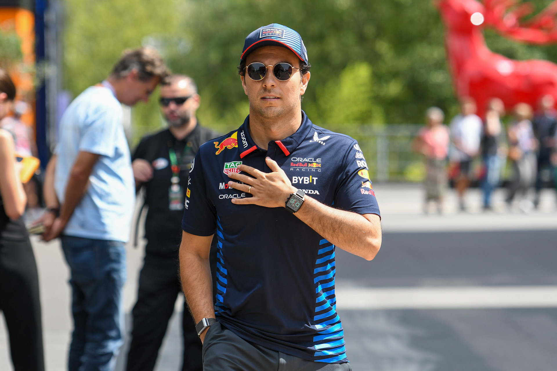 Sergio Perez #11, Oracle Red Bull Racing;Formel 1 GP Spa / Belgien. Donnerstag, 25.07.2024