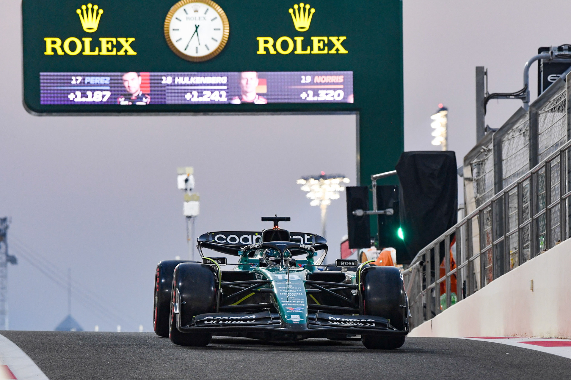 Lance Stroll (CAN) Aston Martin Formula One Team; Formel 1 GP Abu Dhabi. Freitag 24.11.2023