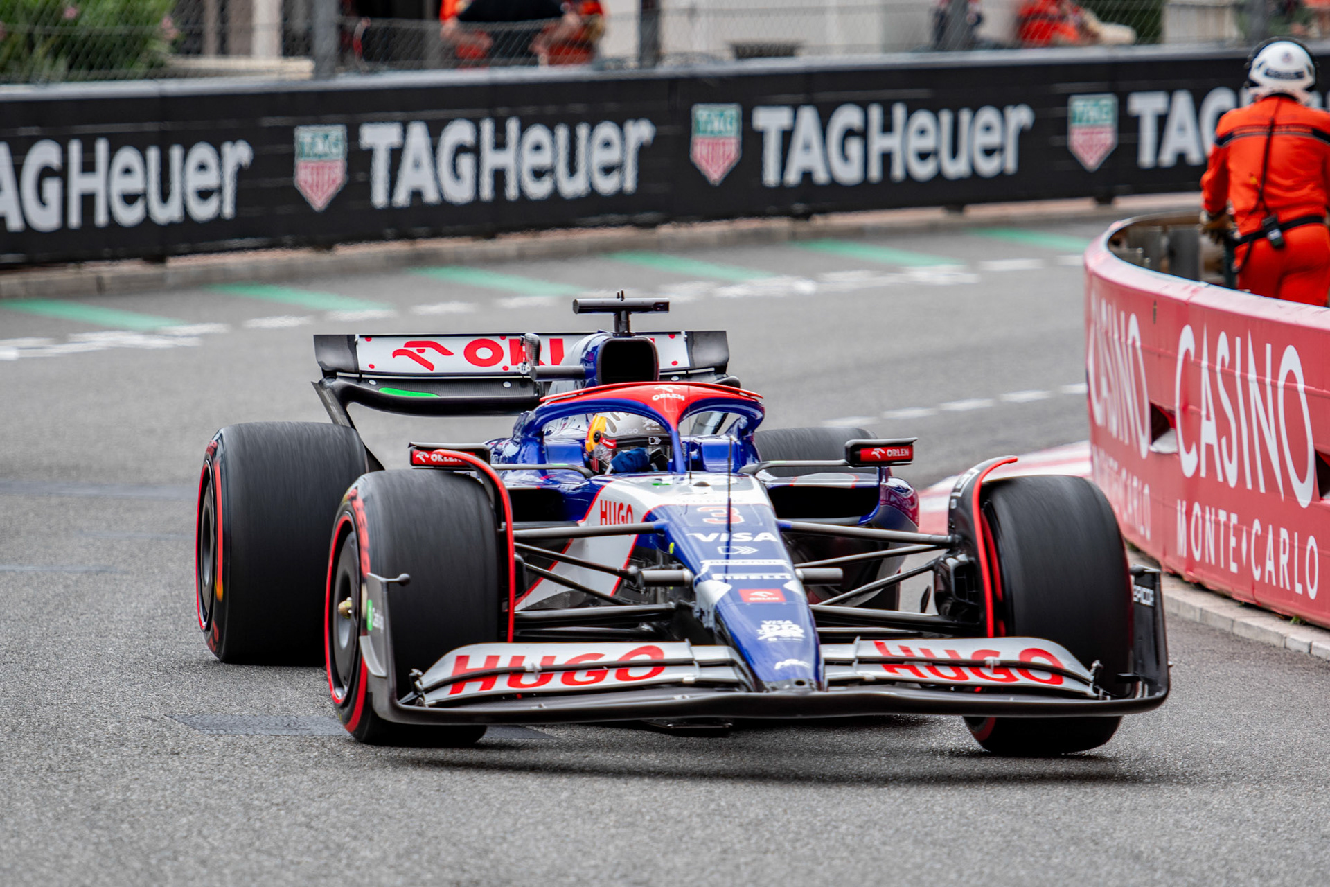 Daniel Ricciardo, #3, Visa Cash App RB Formula One Team; Formel1 GP Monaco Freitag, 24.05.2024