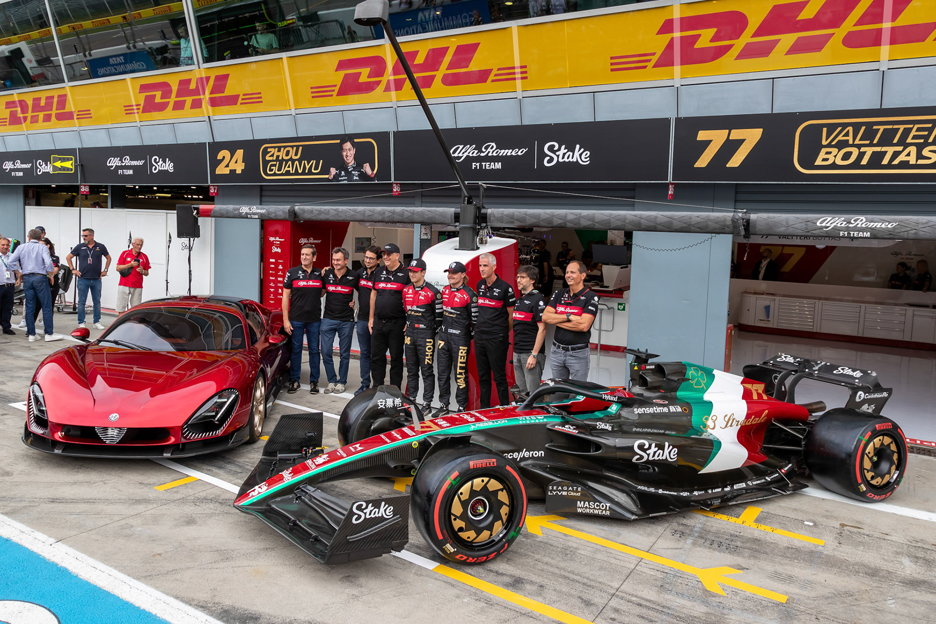 Alfa Romeo T33 Stradale Supersportwagen;Formel 1 GP Italien / Monza. Donnerstag, 31.08.2023