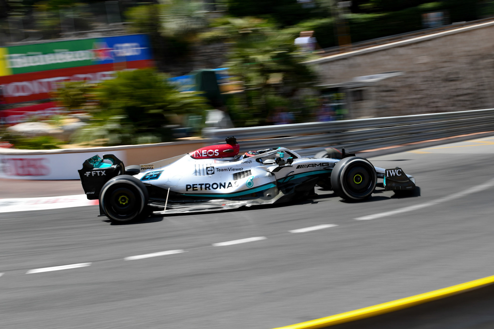 George Russell (GBR) Merceds AMG Petronas F1 Team; Formel 1 Monaco am 27.05.2022