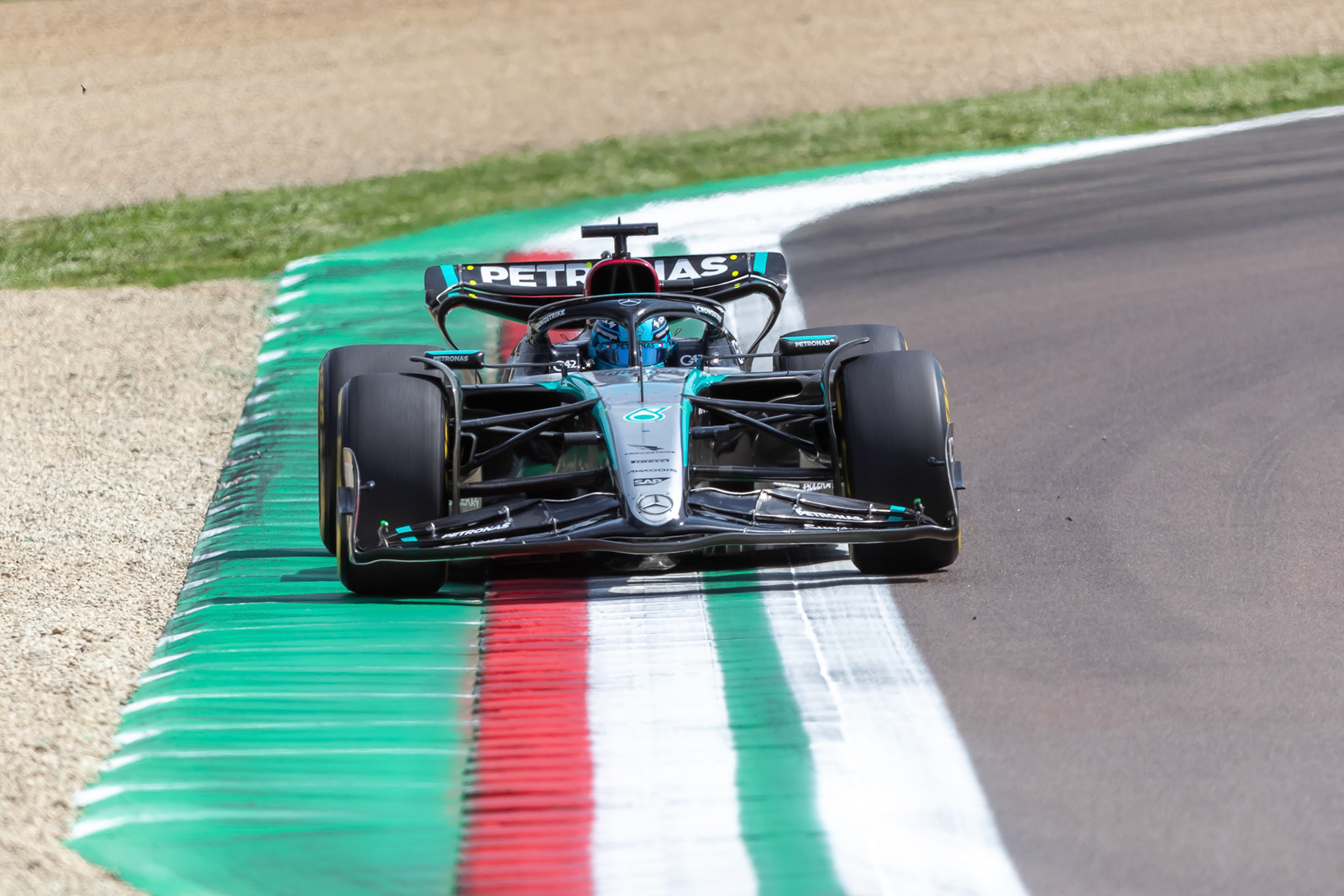 George Russell #63, Mercedes-AMG Petronas F1 Team; F1 GP Imola / Italien Sonntag, 19.05.2024