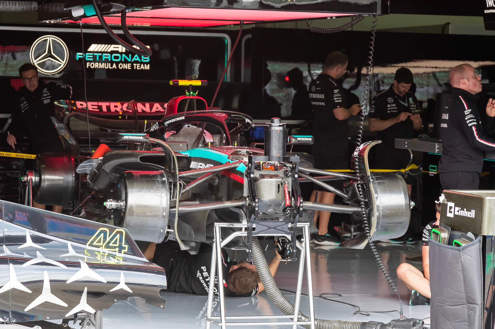 Mercedes-AMG Petronas F1 Team; F1 GP Imola / Italien Donnerstag, 16.05.2024