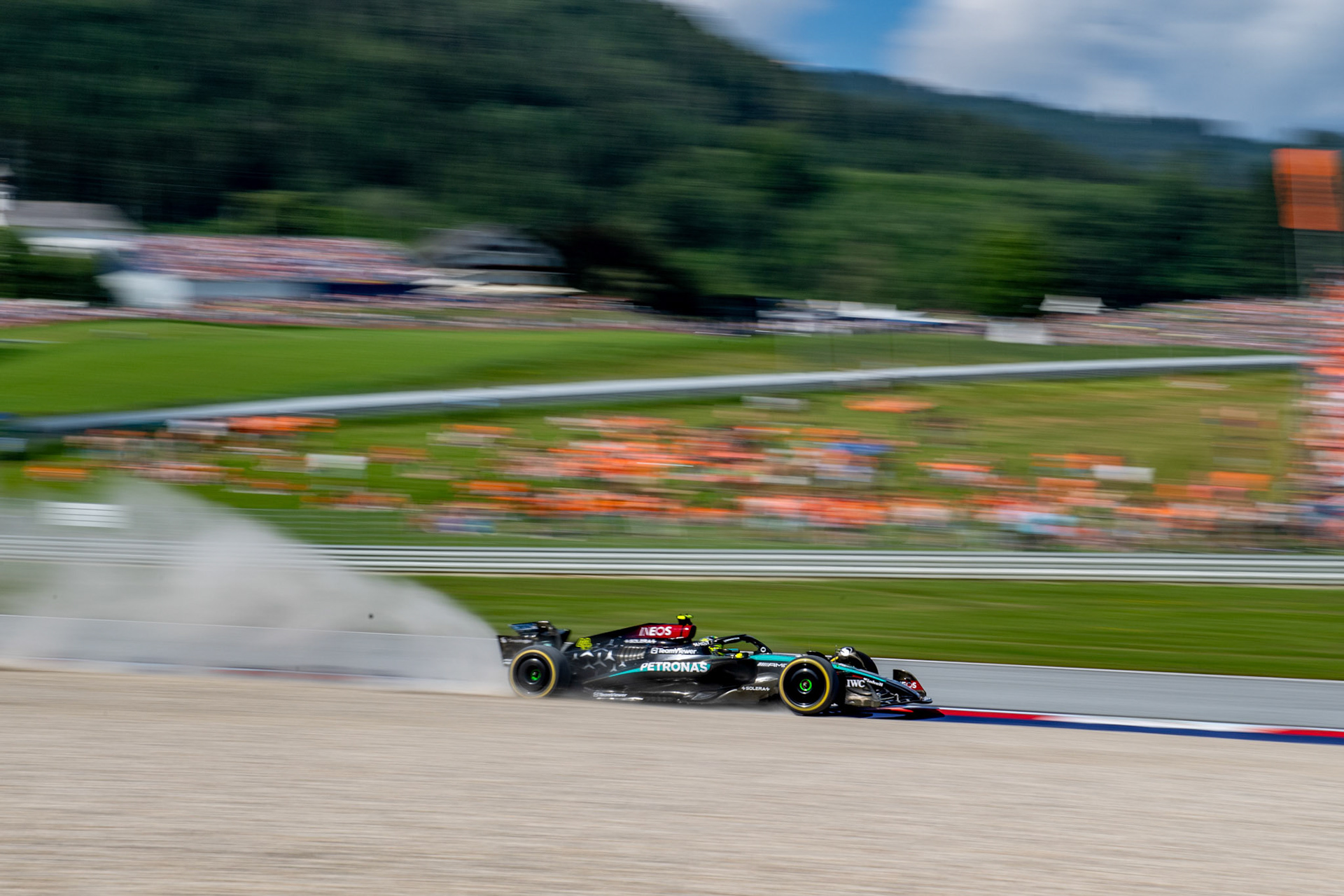Lewis Hamilton #44, Mercedes-AMG Petronas F1 Team;Formel 1 GP Austria / Österreich. Freitag, 28.06.2024