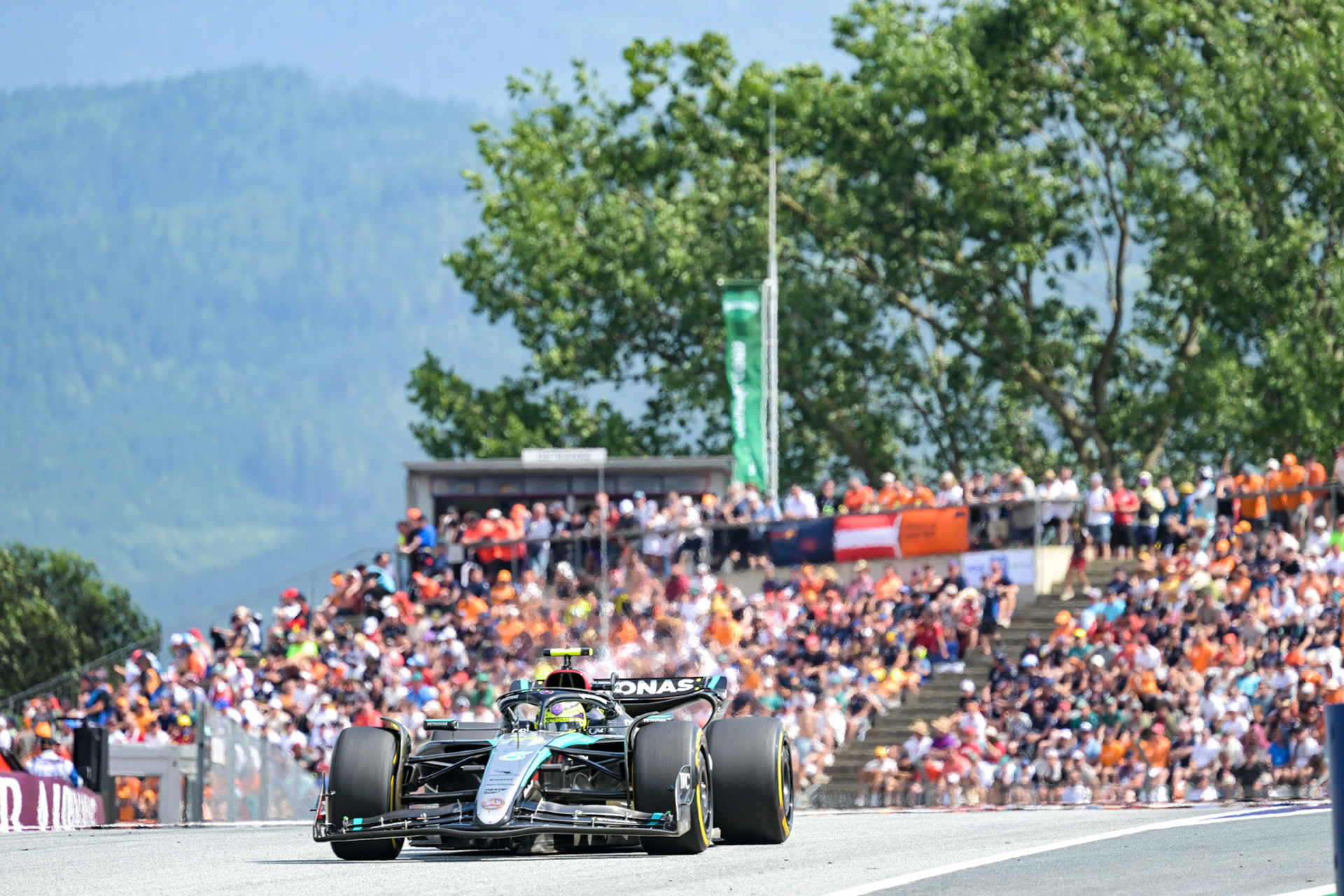 Lewis Hamilton #44, Mercedes-AMG Petronas F1 Team;Formel 1 GP Austria / Österreich. Sonntag, 30.06.2024