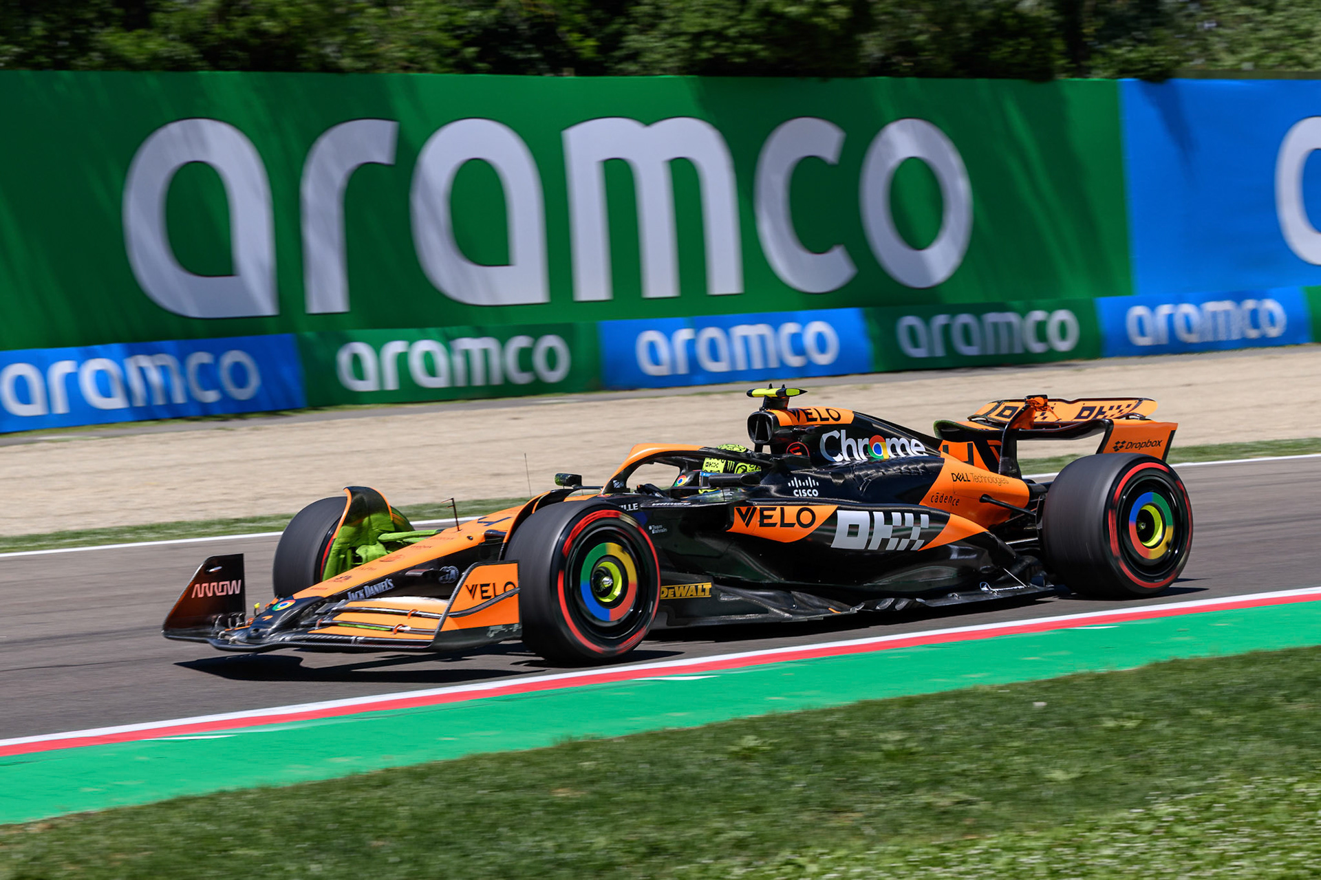 Lando Norris #4, McLaren Formula 1 Team; F1 GP Imola / Italien Freitag, 17.05.2024