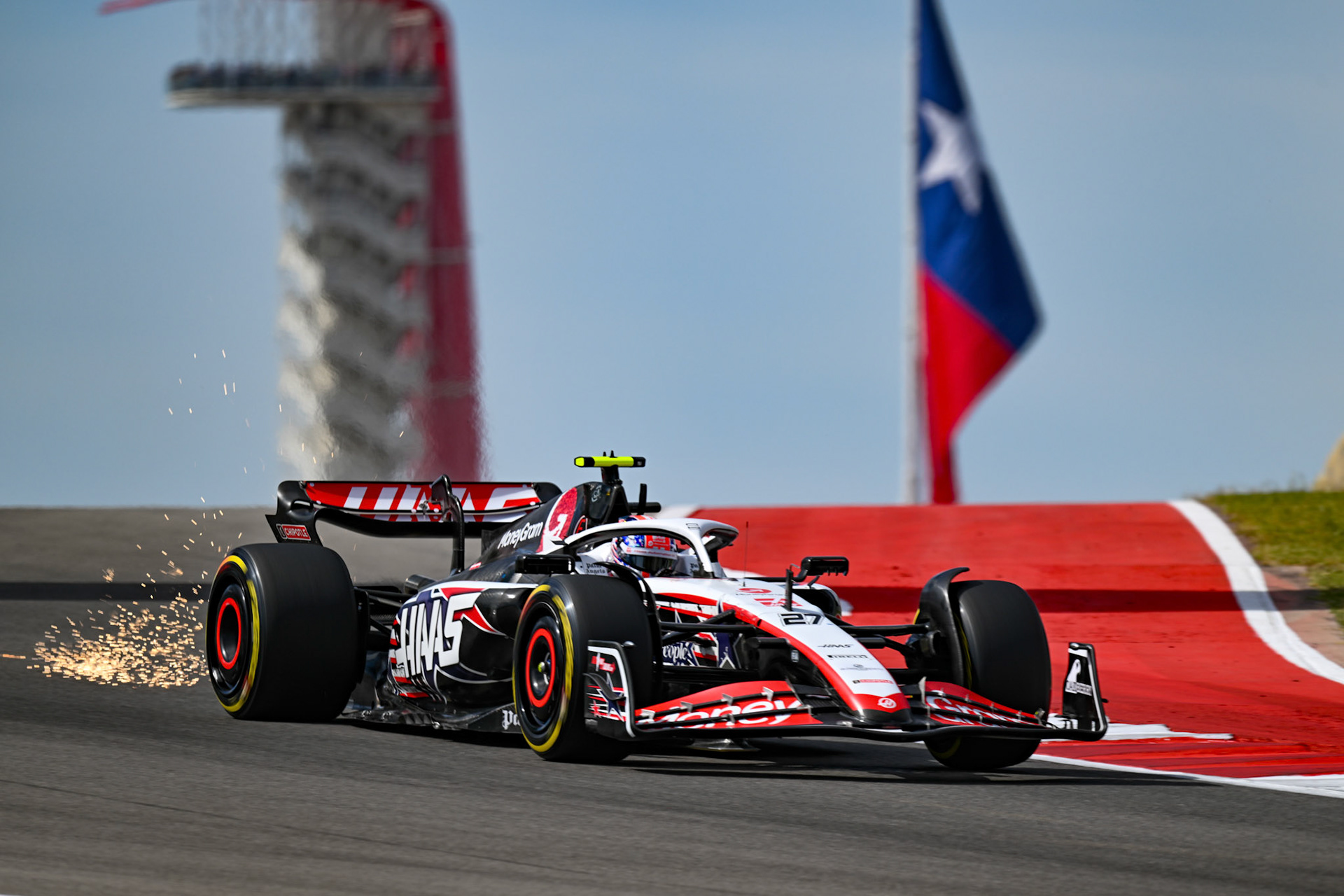 Nico Hülkenberg (GER) Haas F1 Team; Formel 1 GP USA Austin Texas. Samstag 21.10.2023