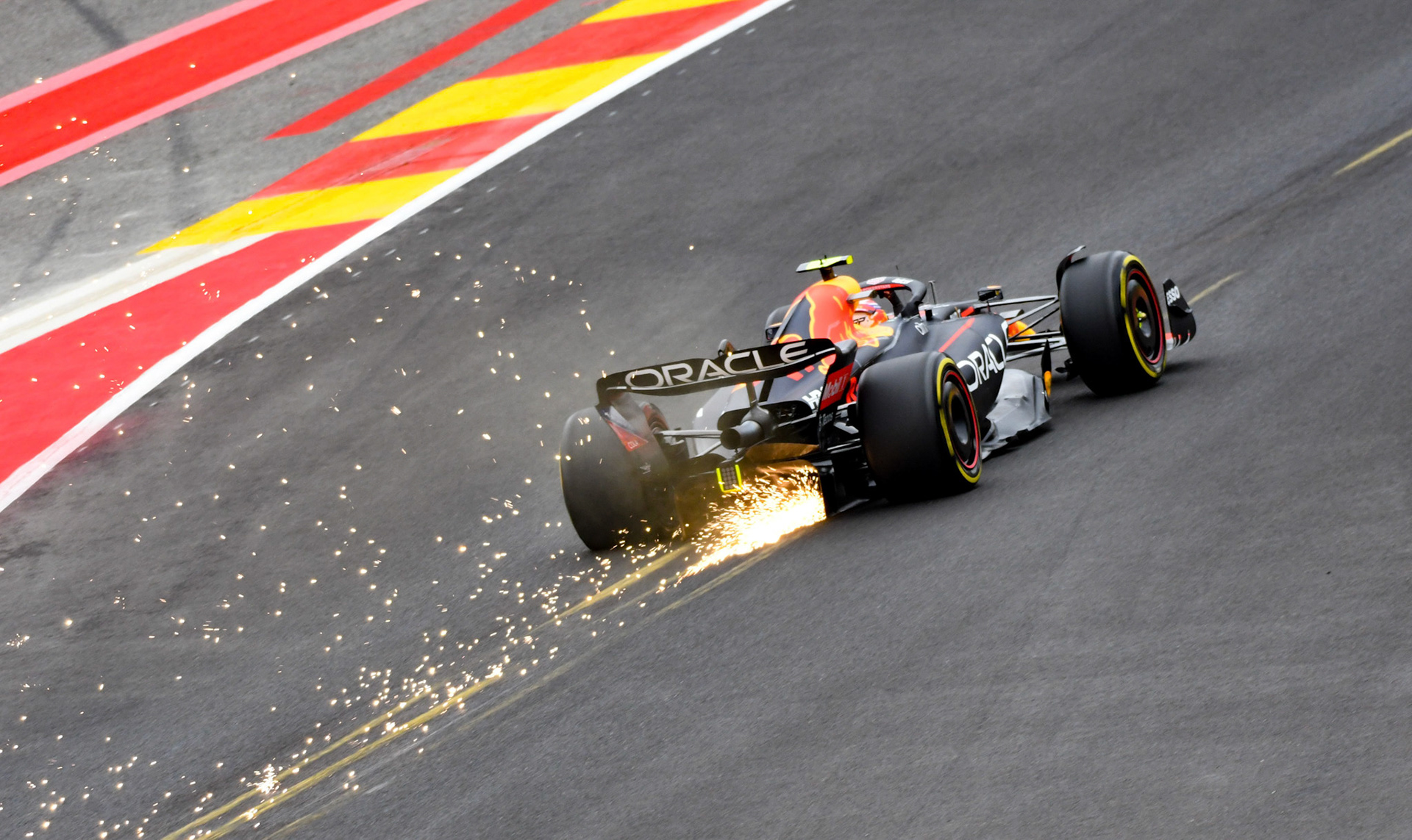 Sergio Perez (MEX) Red Bull Racing; Formel 1 GP Belgien. Freitag, 26.08.2022