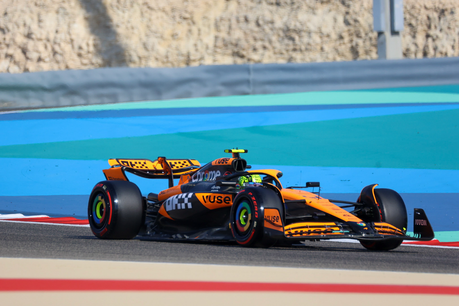 Lando Norris #4, McLaren Formula 1 Team; Formel 1 GP Bahrain. Donnerstag 29.02.2024