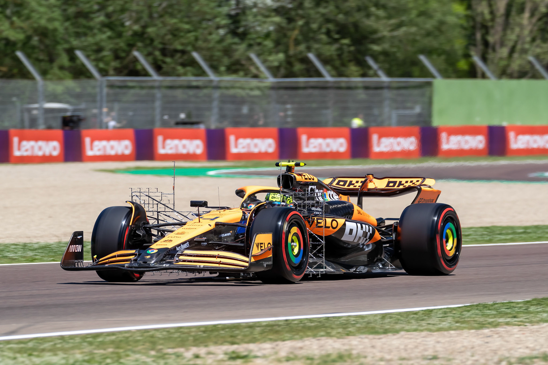 Lando Norris #4, McLaren Formula 1 Team; F1 GP Imola / Italien Freitag, 17.05.2024