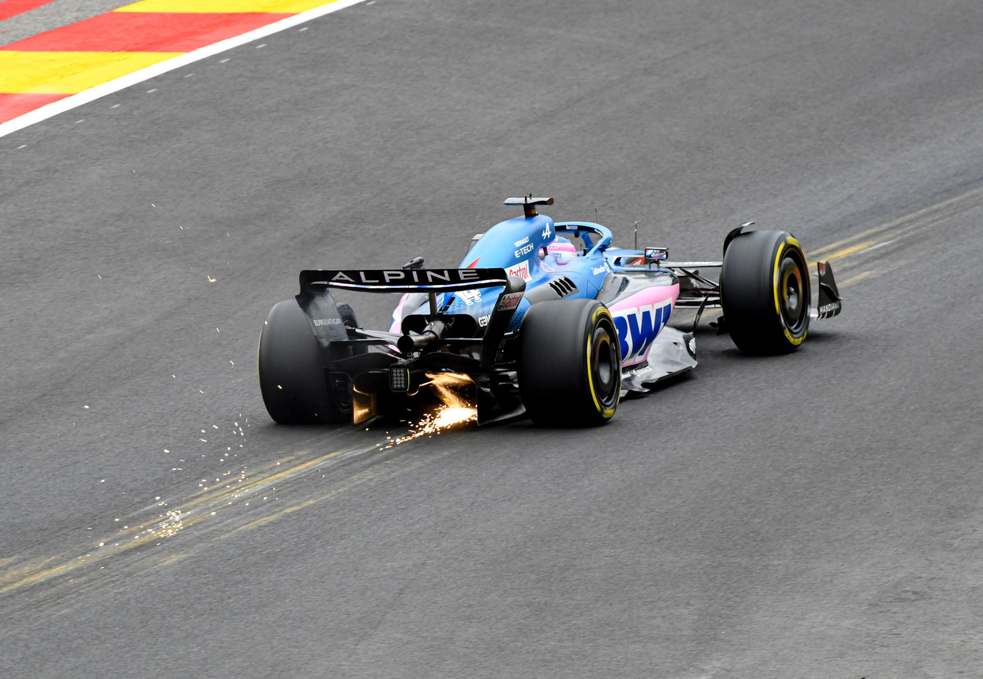 Fernando Alonso (ESP) Alpine F1 Team; Formel 1 GP Belgien. Freitag, 26.08.2022