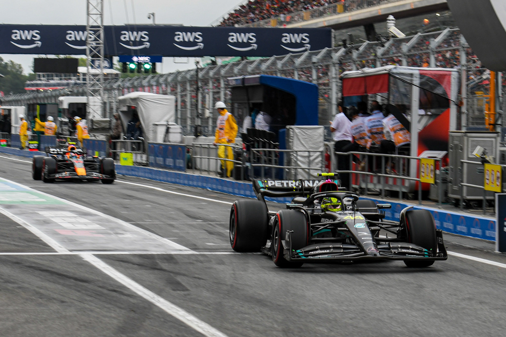 Lewis Hamilton (GBR) Mercedes AMG F1 Team; Formel 1 GP Barcelona. Samstag 03.06.2023