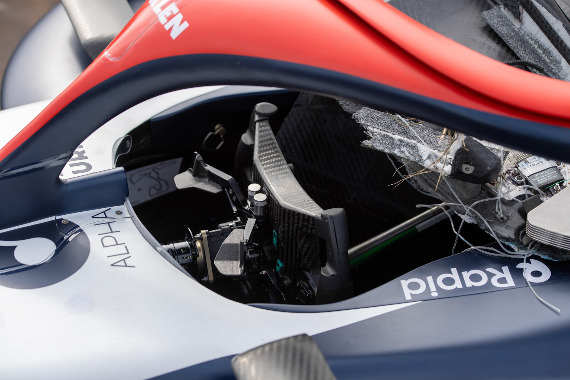 Unfall zwischen Daniel Ricciardo und Oscar Piastri in FP2; Formel 1 GP Holland / Zandvoort. Freitag, 25.08.2023