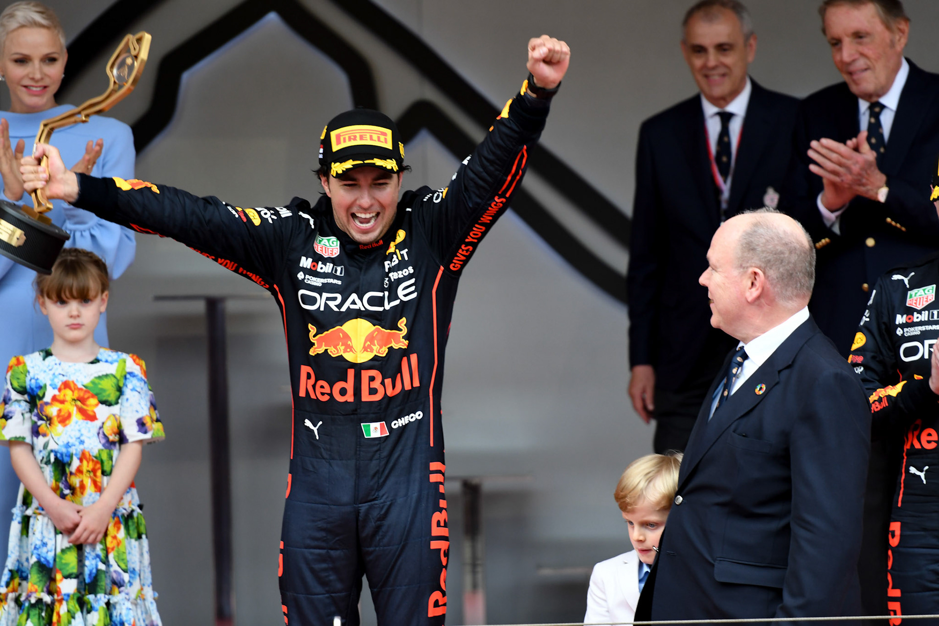Sergio Perez (MEX) Red Bull Racing; Formel 1 Monaco am 29.05.2022