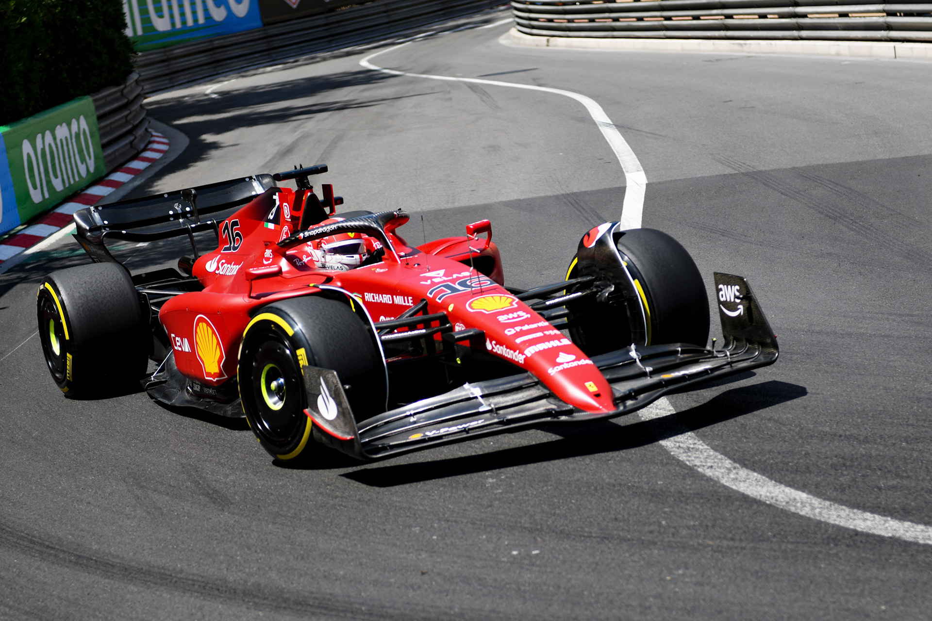 Charles Leclerc (MCO) Scuderia Ferrari; Formel 1 Monaco am 27.05.2022