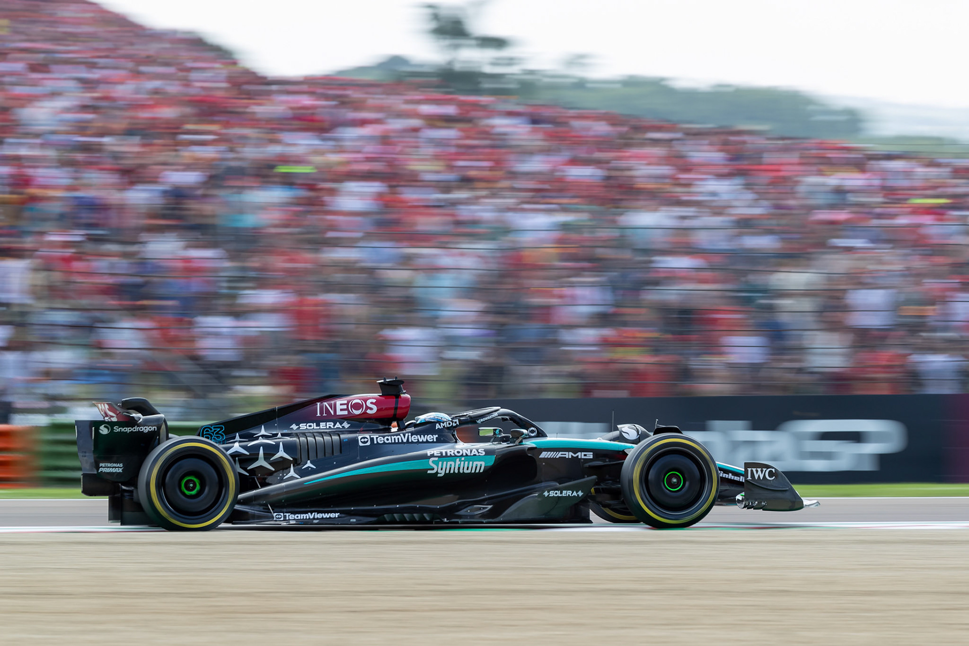 George Russell #63, Mercedes-AMG Petronas F1 Team; F1 GP Imola / Italien Sonntag, 19.05.2024