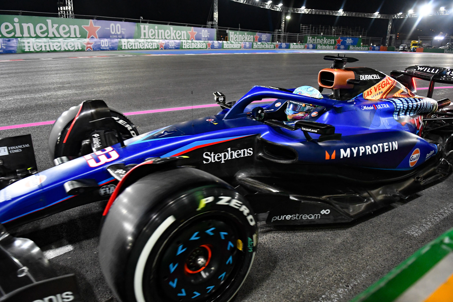 Alexander Albon (THA) Williams Racing;Formel 1 GP USA Las Vegas. Samstag 18.11.2023