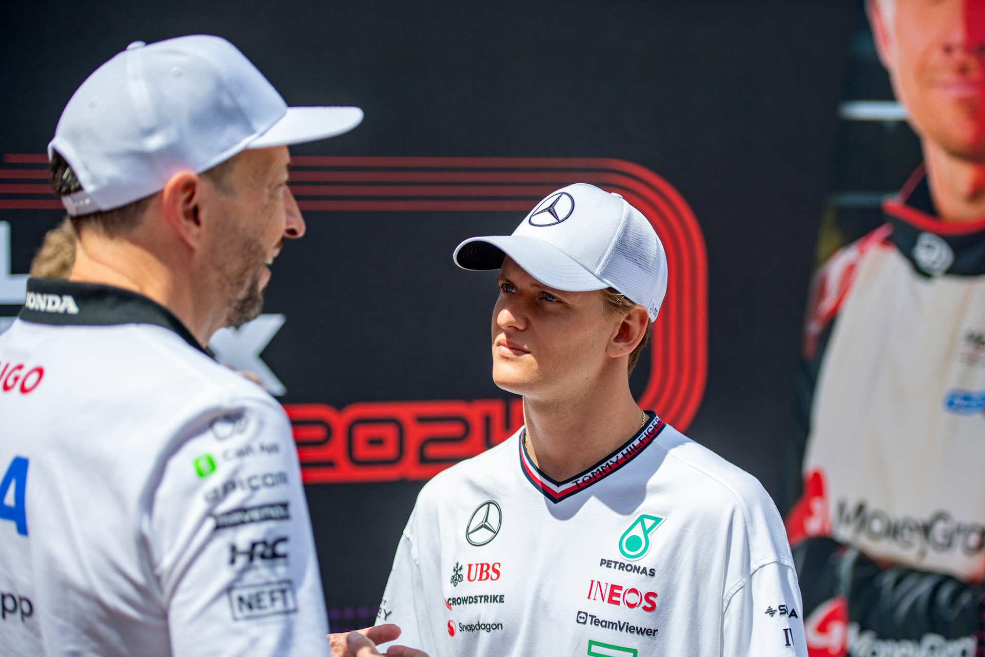 Peter Bayer, Visa Cash App RB Formula One Team und Mick Schumacher; Formel1 GP Monaco Sonntag, 26.05.2024