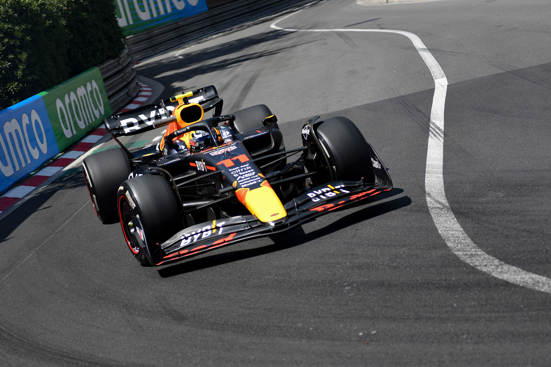 Sergio Perez (MEX) Red Bull Racing; Formel 1 Monaco am 27.05.2022