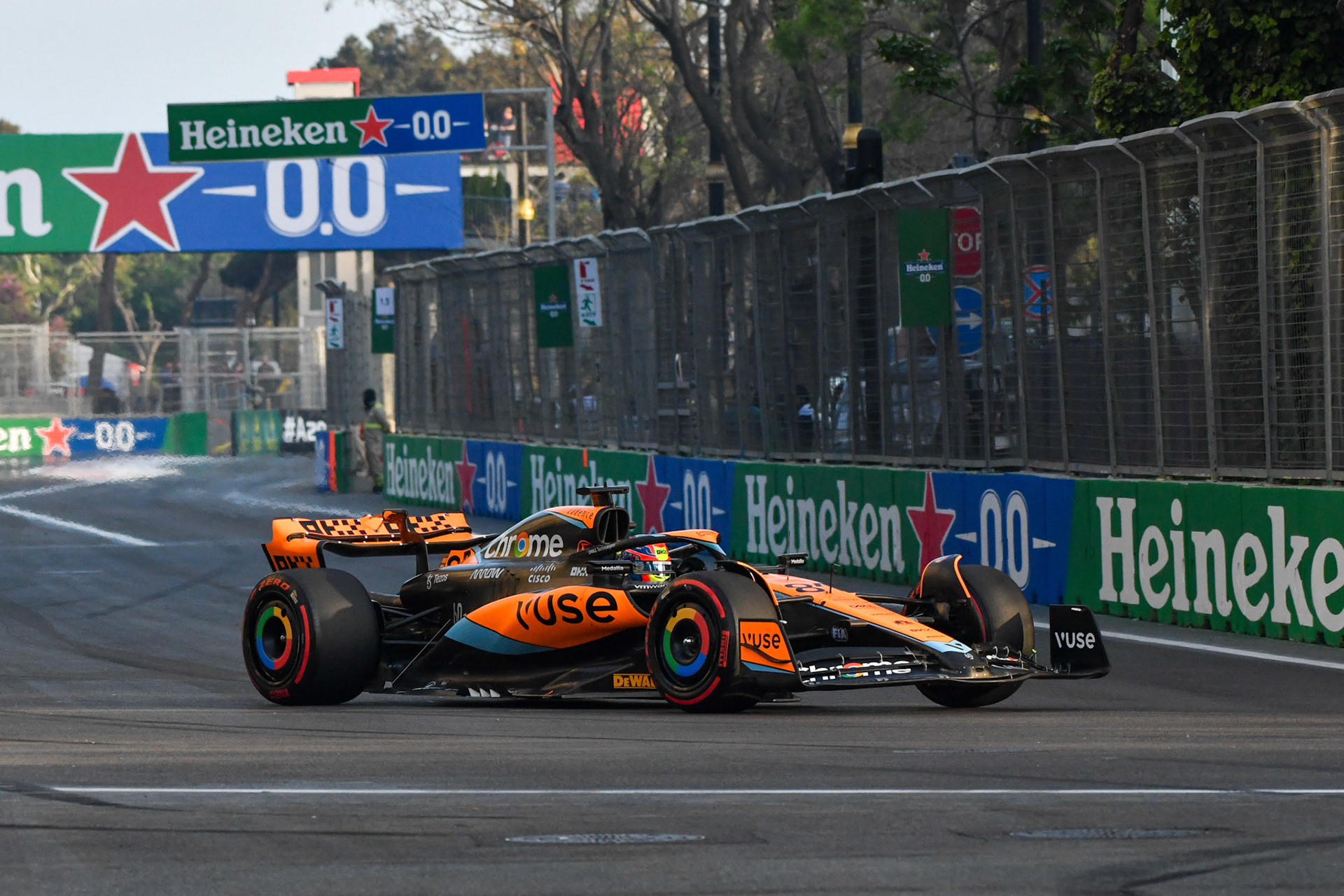 Oscar Piastri (AUS) McLaren F1; Formel 1 GP Baku Azerbaijan. Freitag 28.04.2023