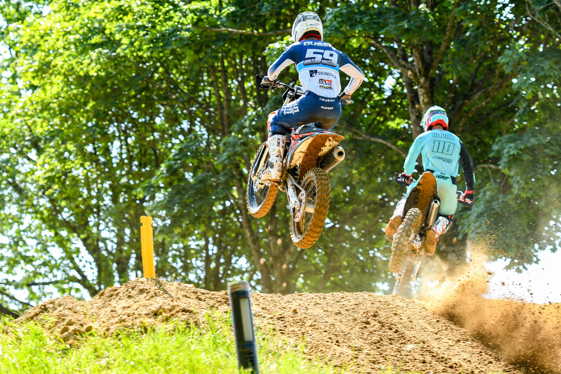 DUSEK Adam, SD Install Racing-MX Team Znojmo, KTM, KOVAR Vaclav, Becker Racing, KTM;ADAC MX Masters Bielstein. Samstag 17.06.2023