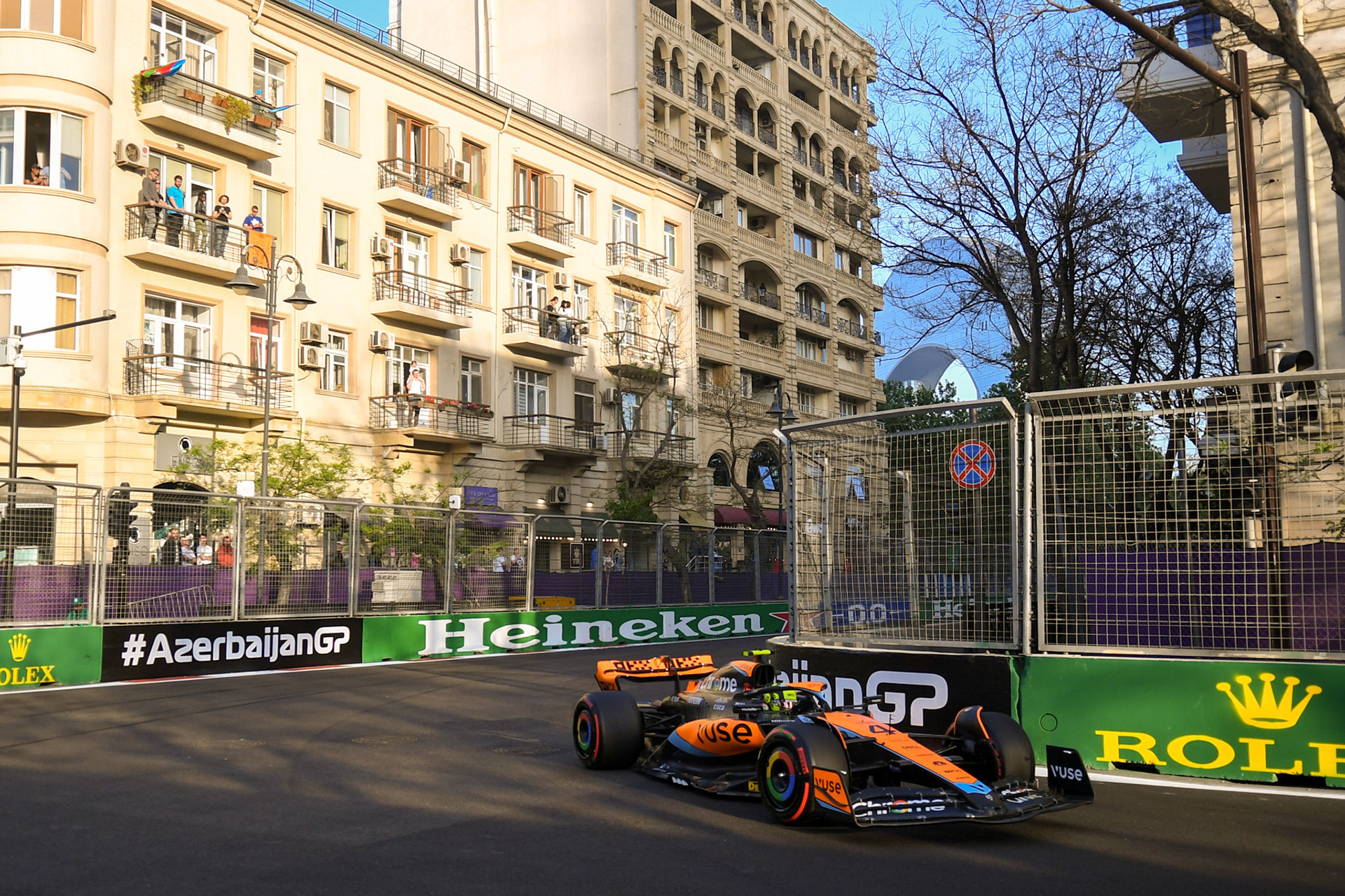 Lando Norris (GBR) McLaren F1 Team; Formel 1 GP Baku Azerbaijan. Freitag 28.04.2023