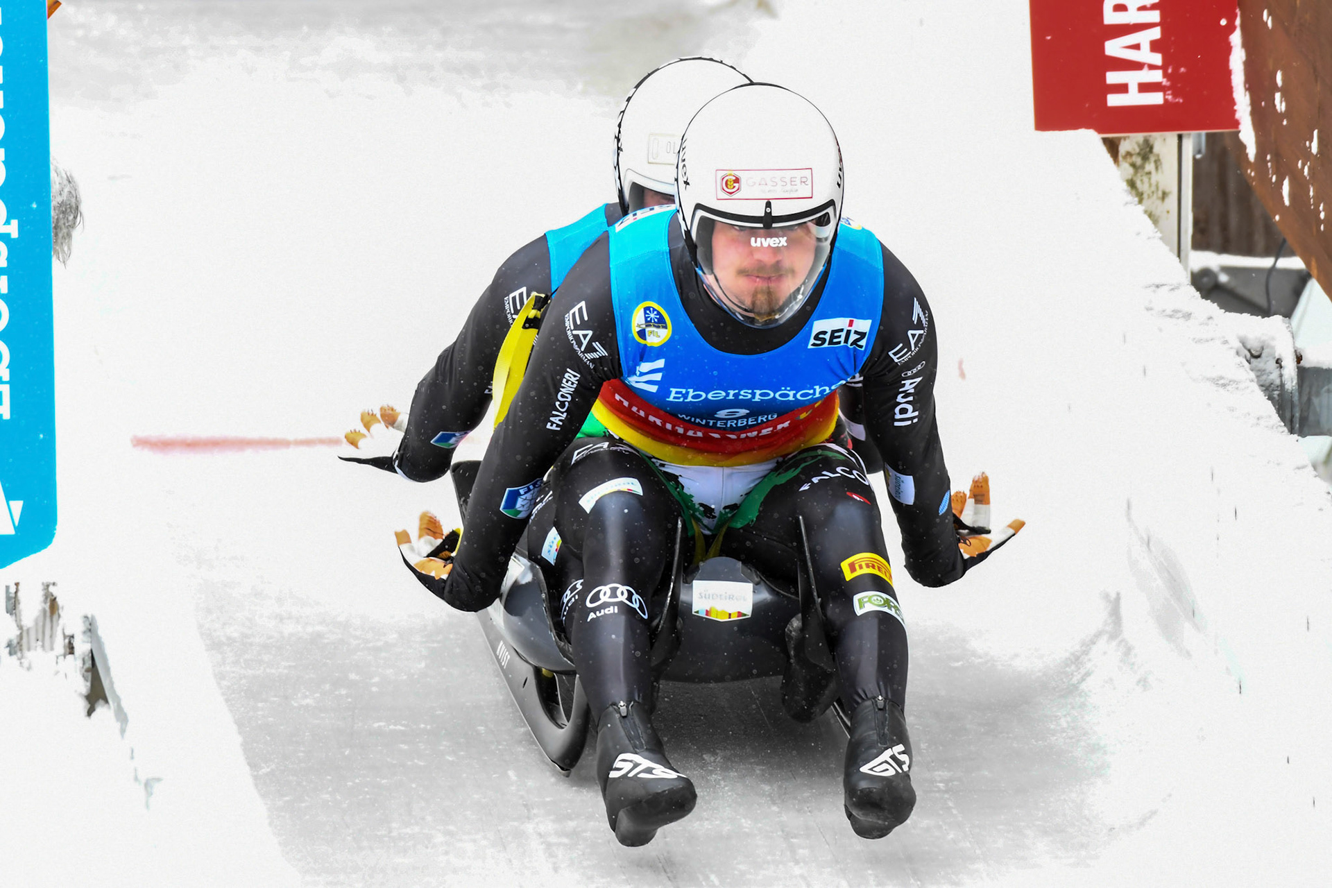 Ludwig Rieder, Patrick Rastner, ITA; Eberspächer Luge World Cup; Veltins Eisarena Winterberg 25.02.2023